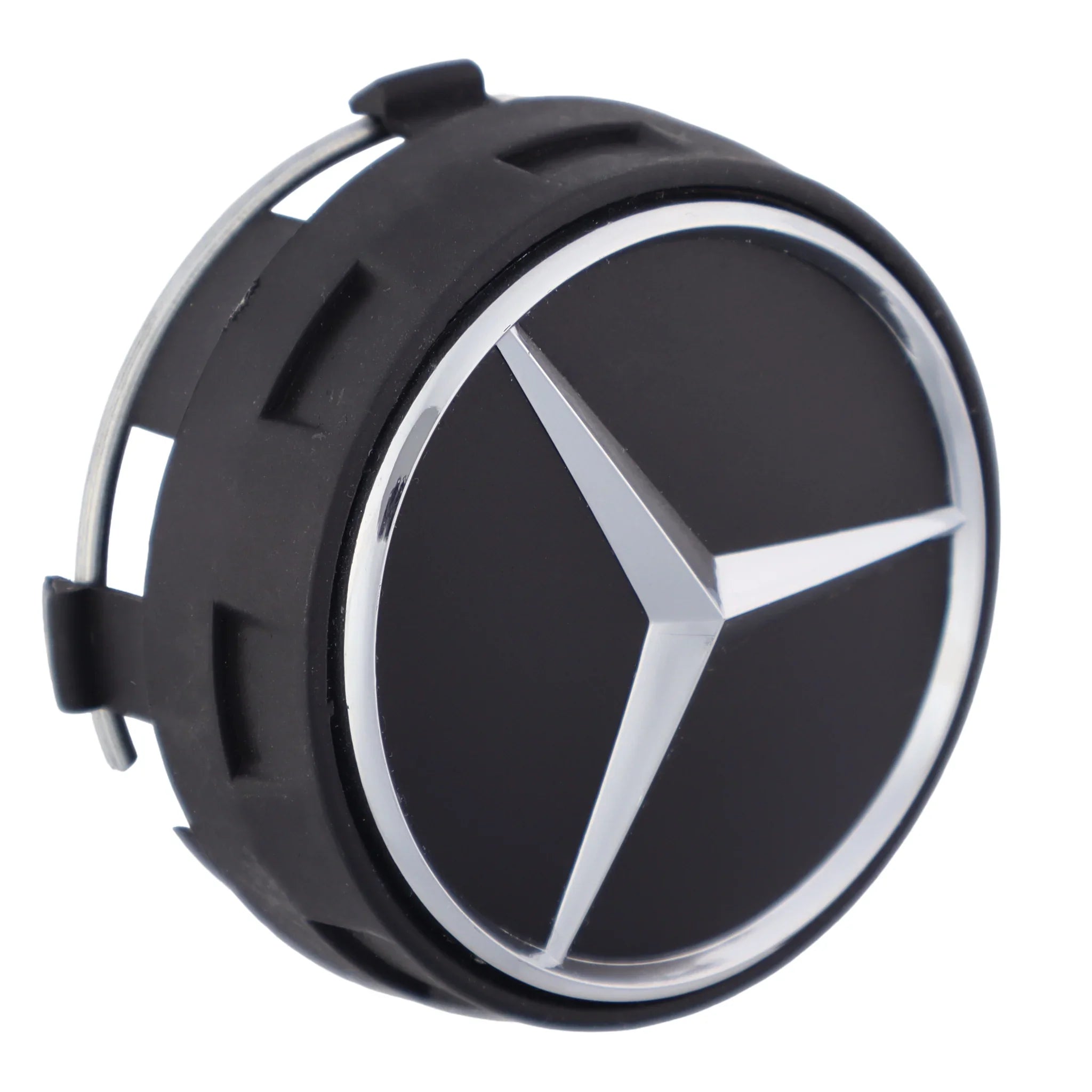 Mercedes Elevated Hub Caps | Matte Black - Aftermarket - The Zenara Shop