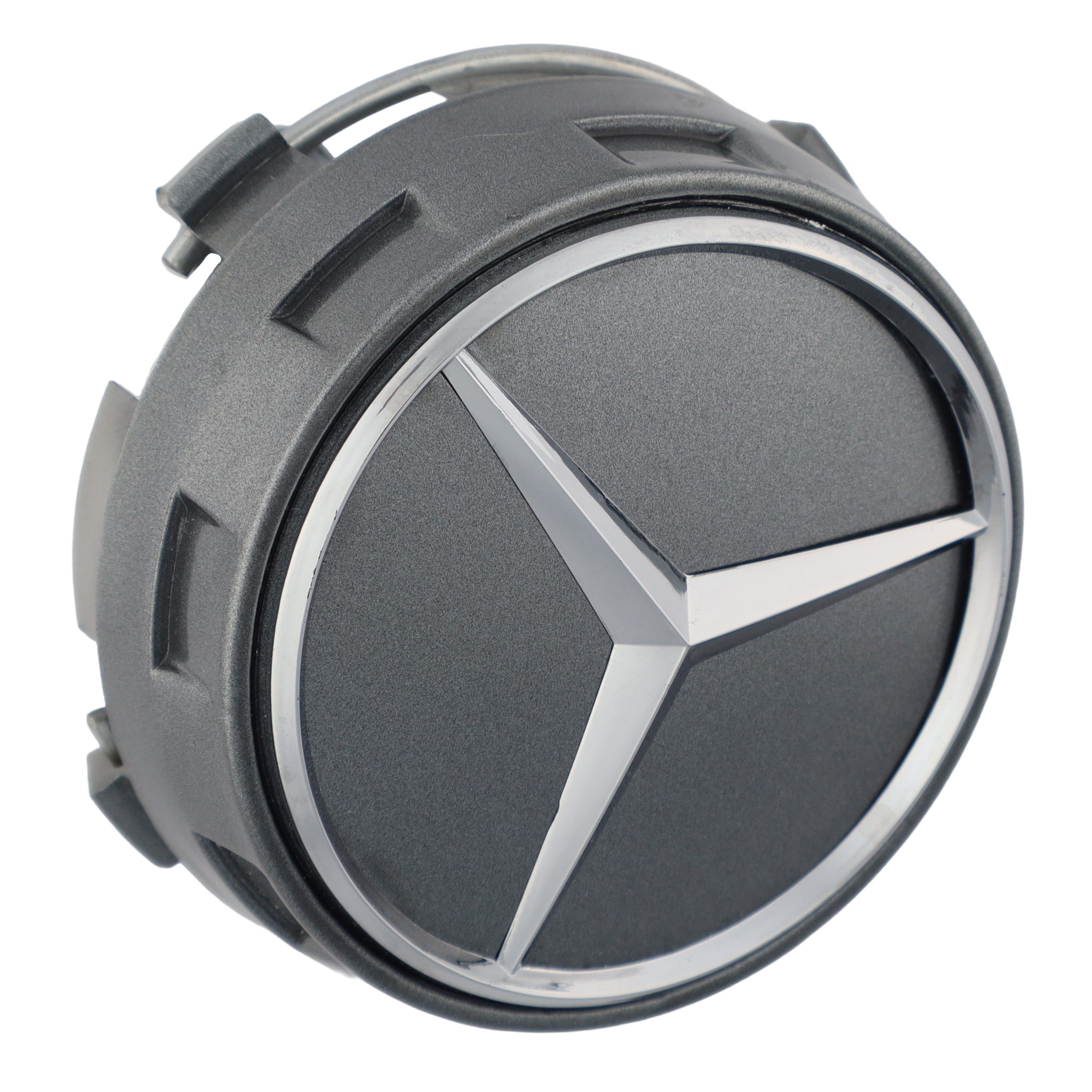 Mercedes Elevated Hub Caps | Titanium Gray