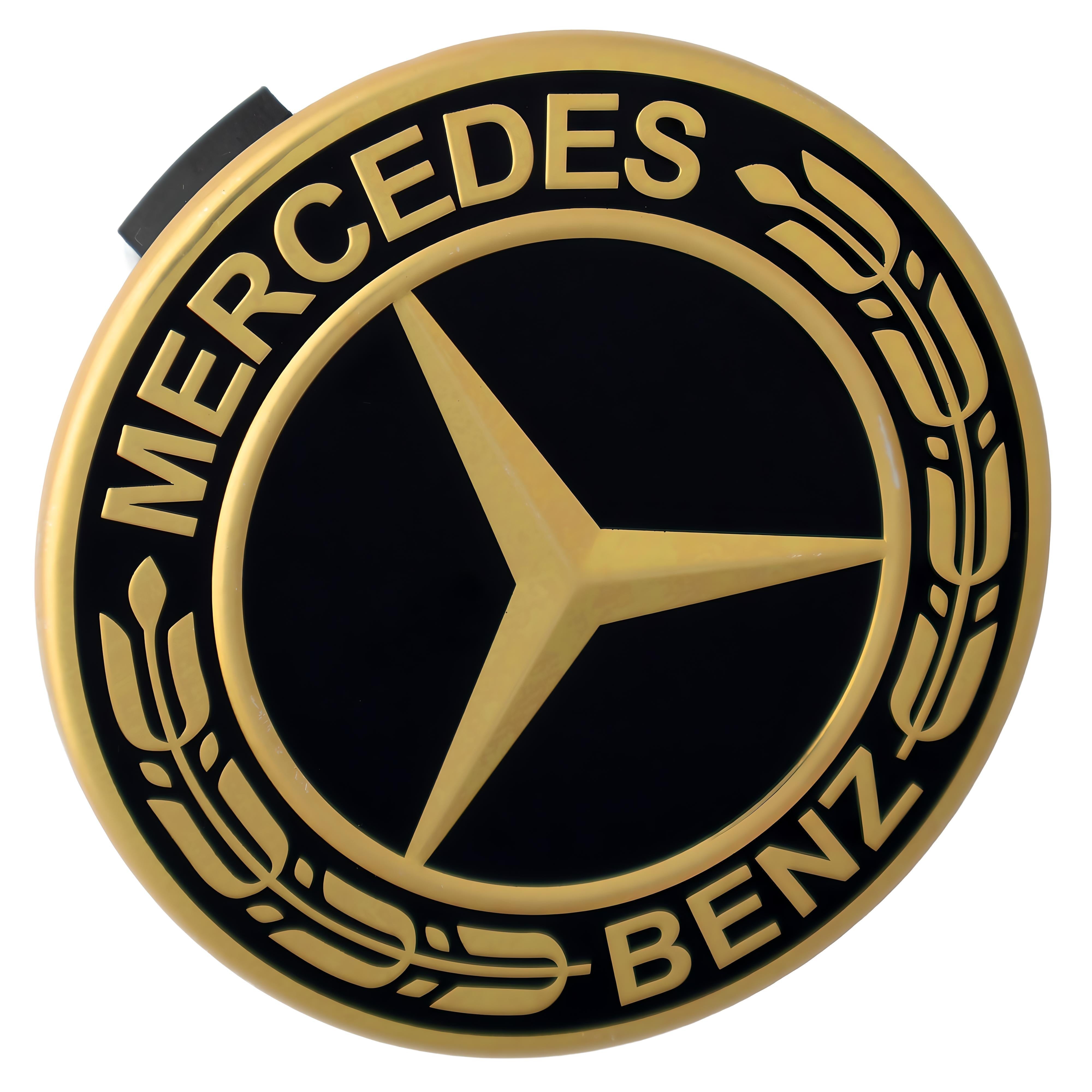 Mercedes Hub Caps | Shadow Gold