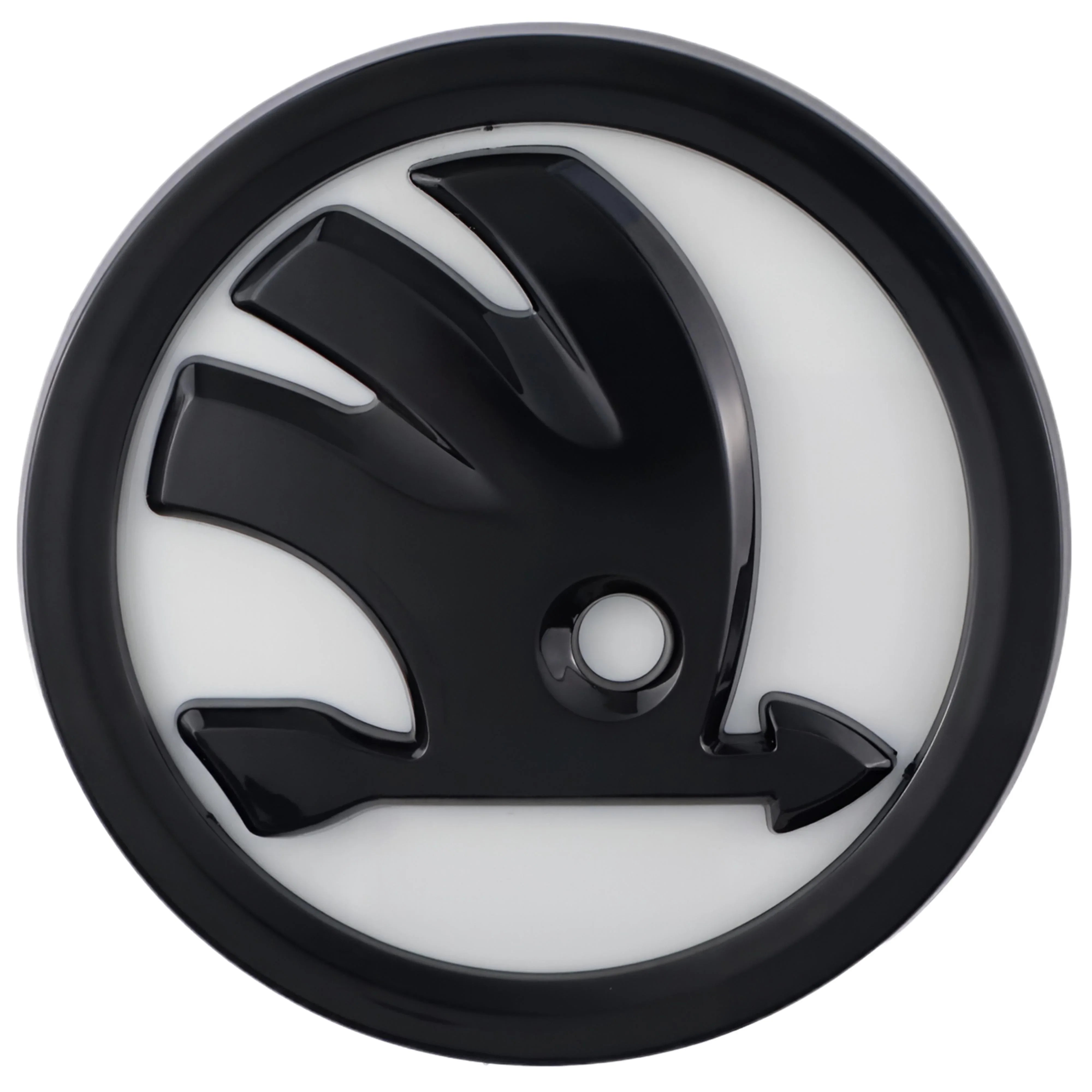 Skoda Emblem | White