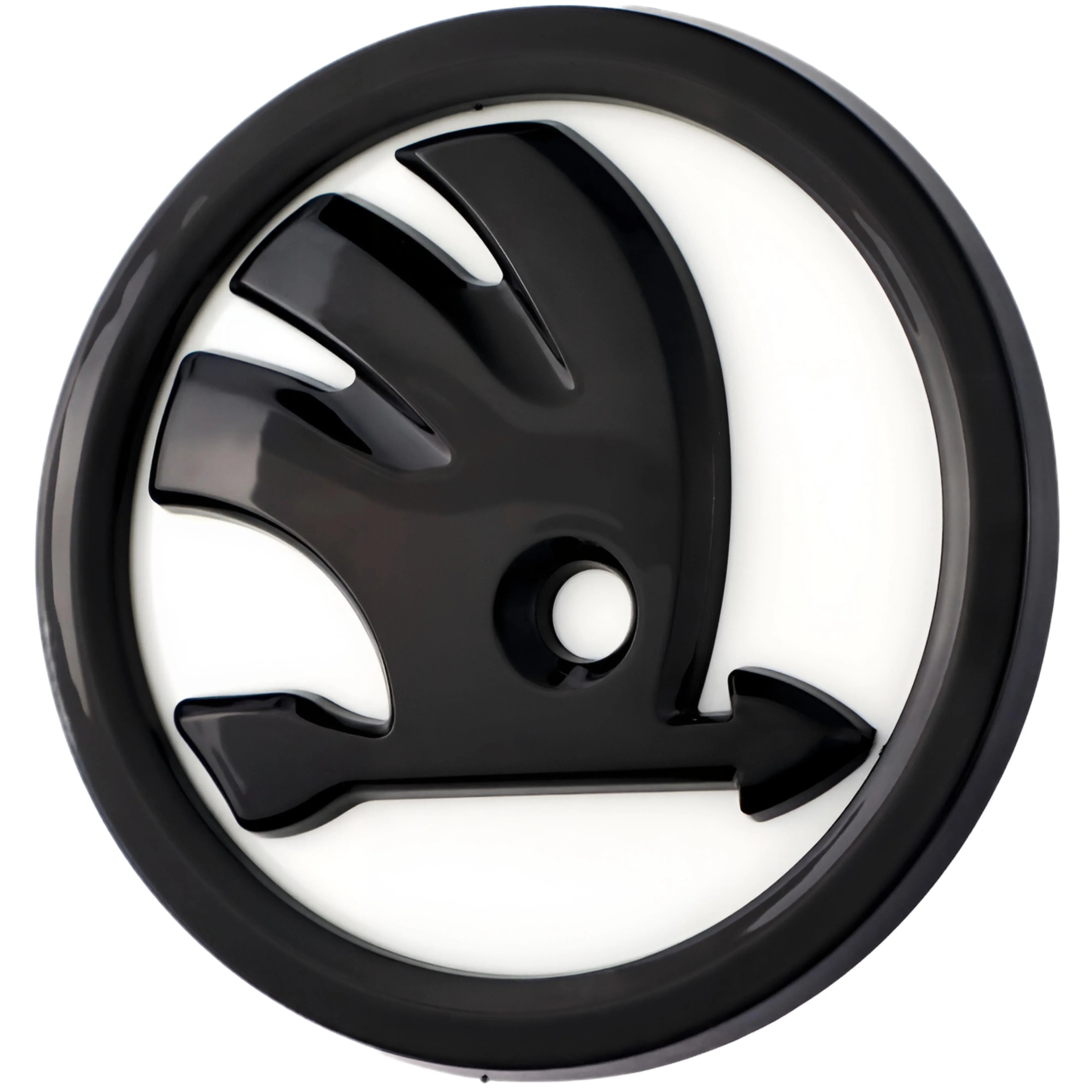 Skoda Emblem | White
