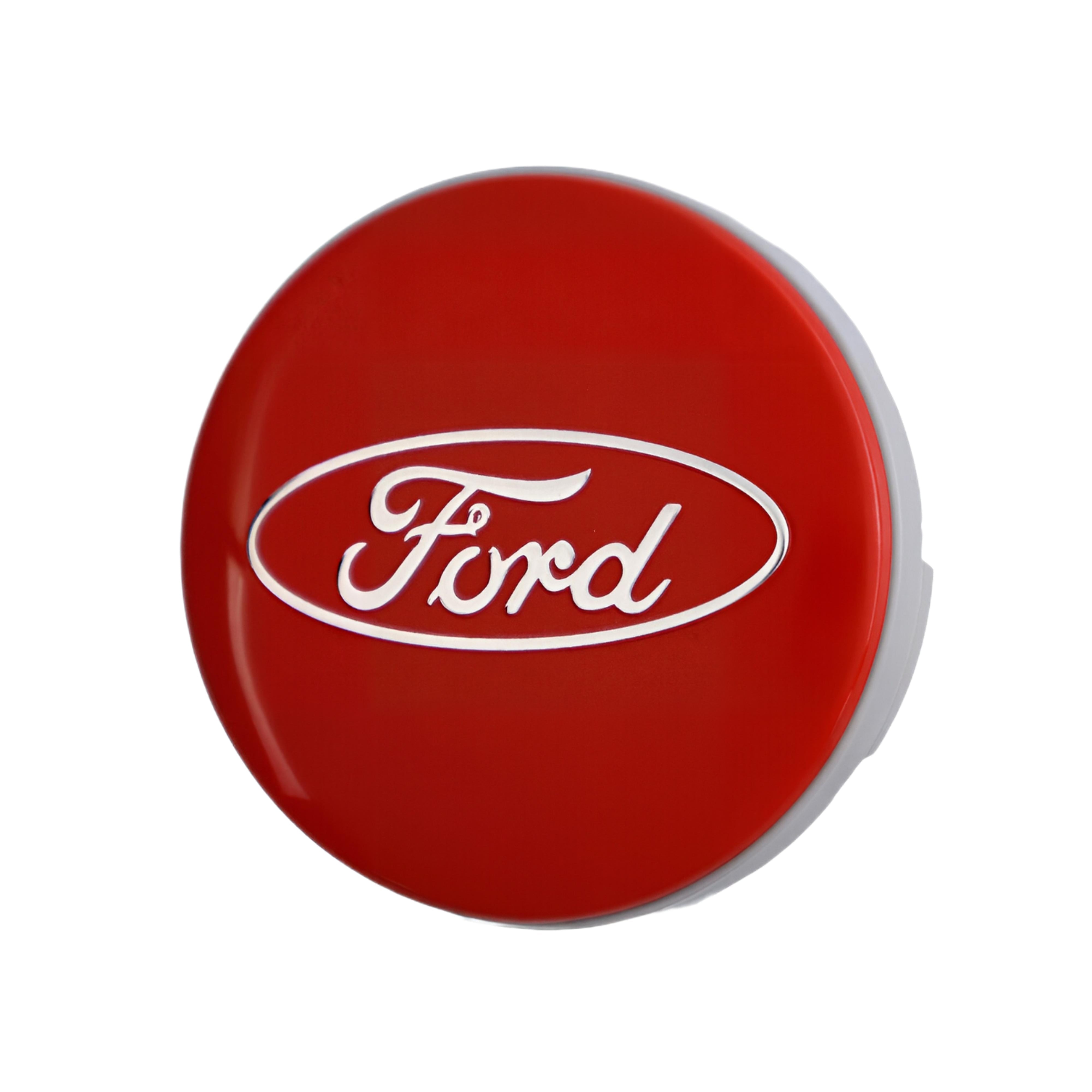 Ford Hub Caps | Red