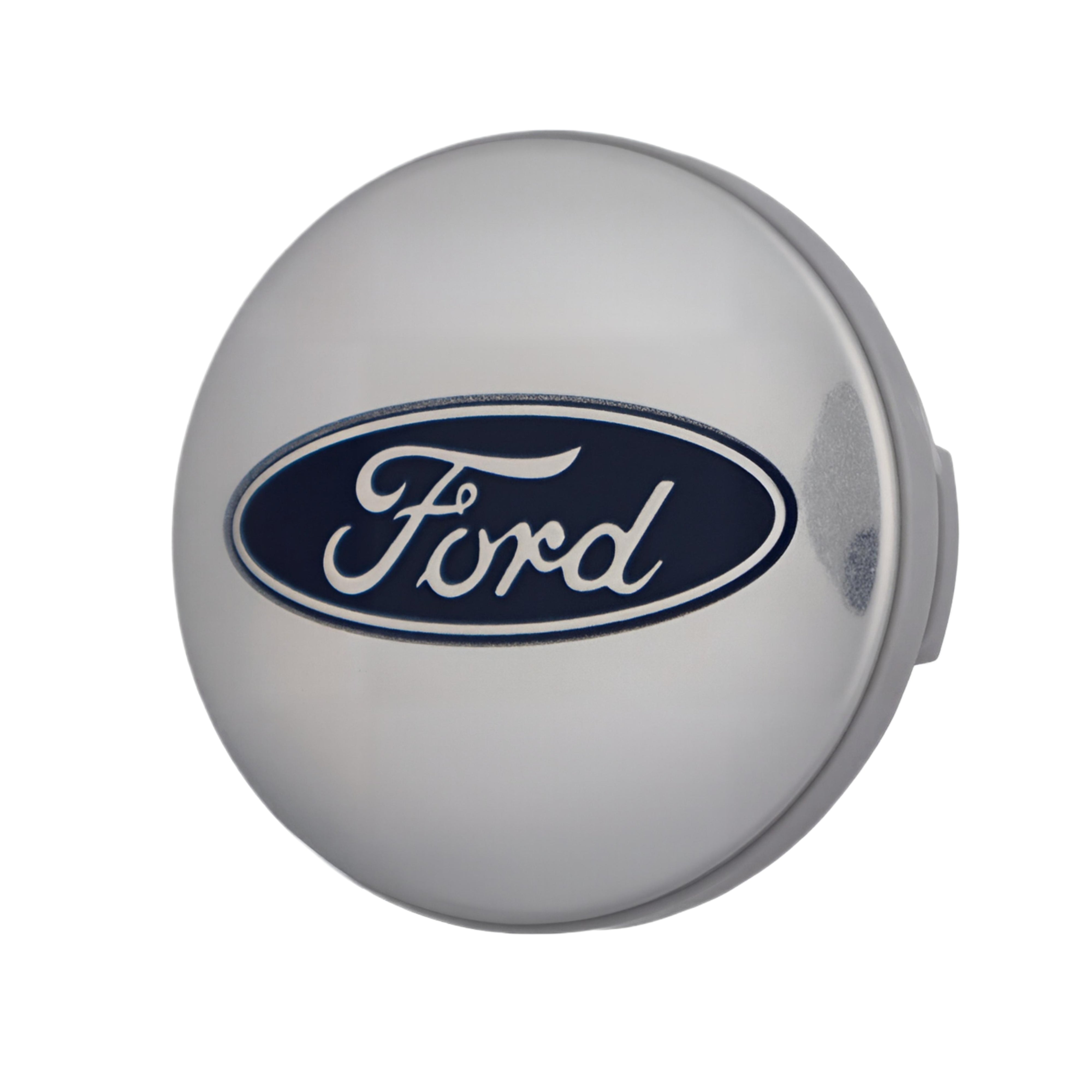 Ford Hub Caps | Silver Blue