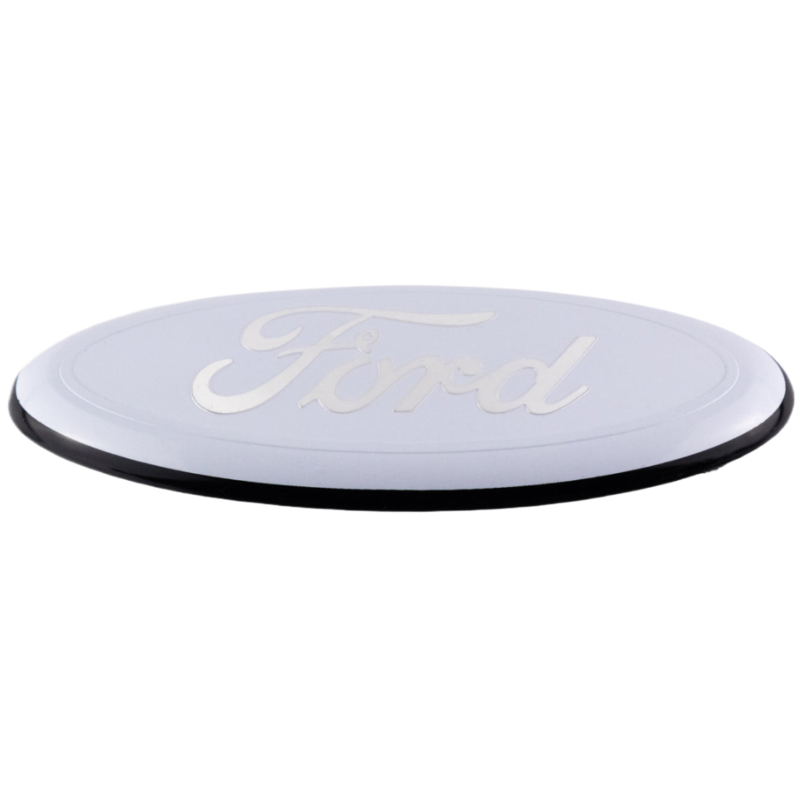 Ford Emblem Overlay | Chrome White