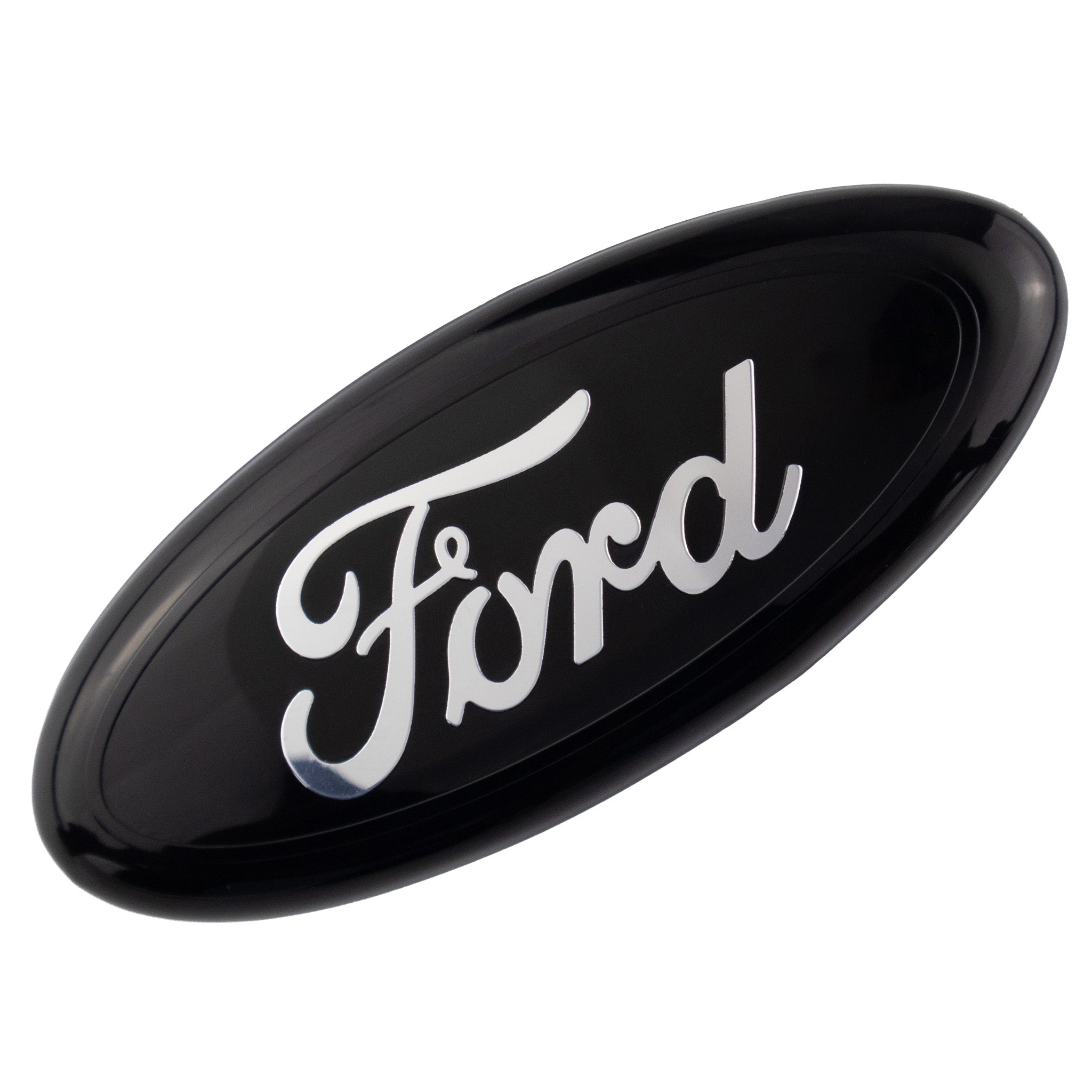 Ford Emblem Overlay | Black Chrome