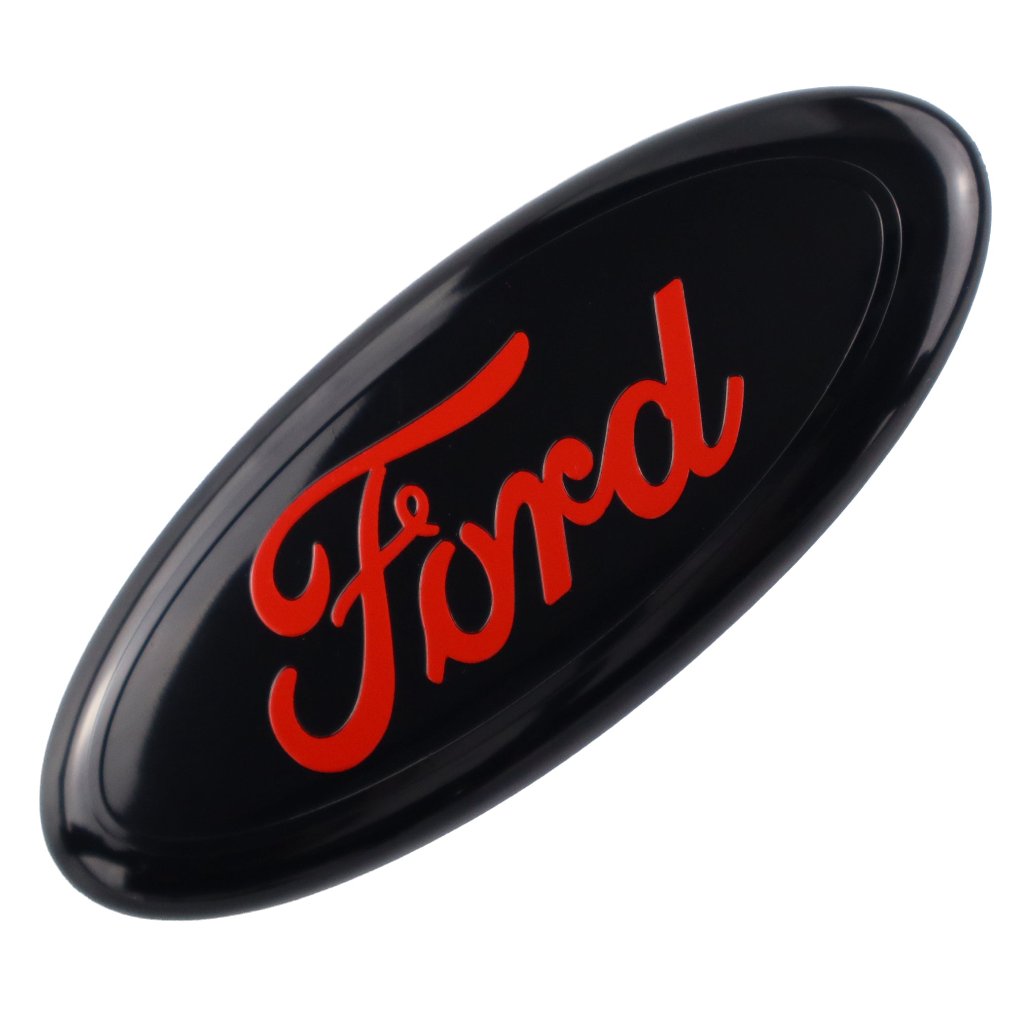 Ford Emblem Overlay | Black Red