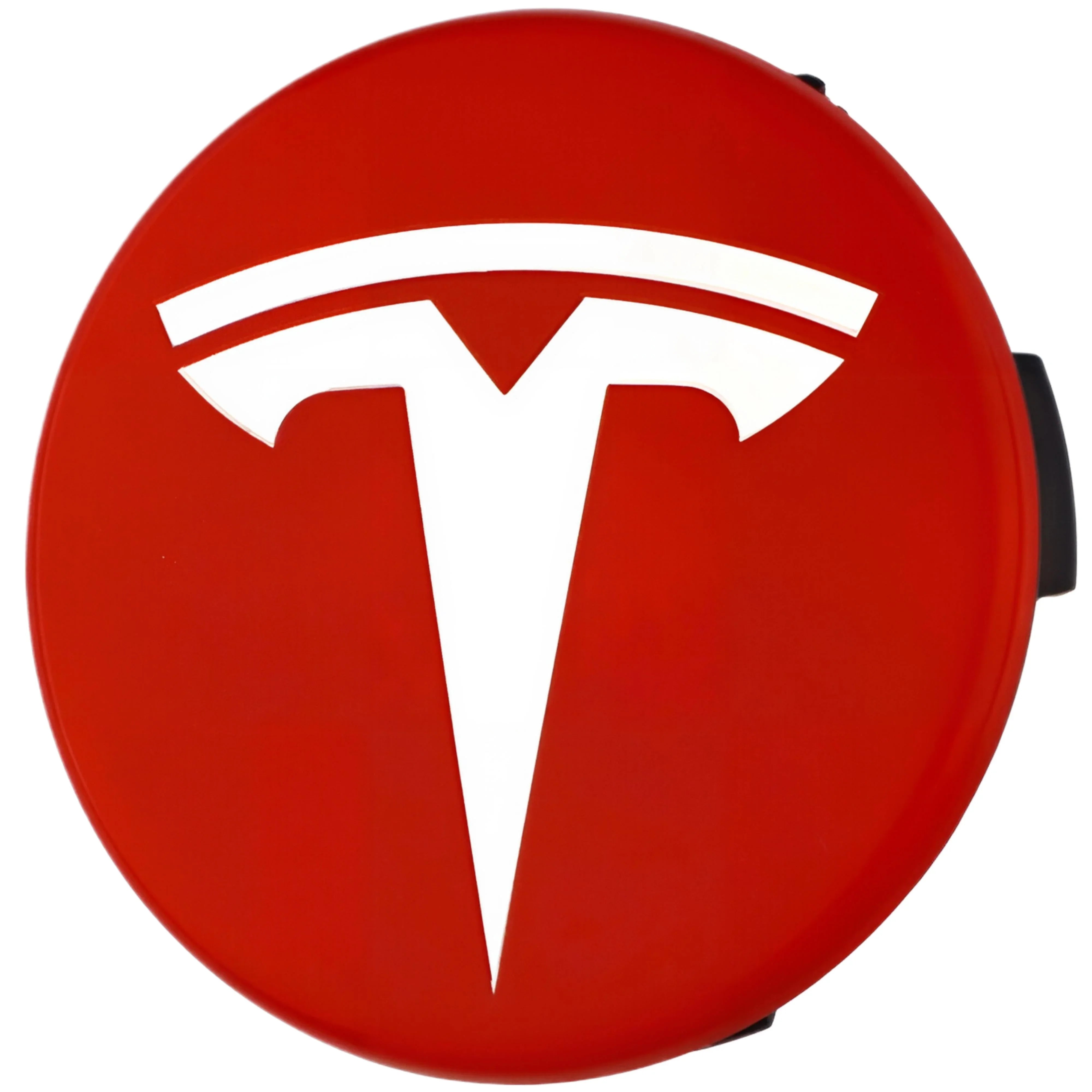 Tesla Hub Caps | Classic Red