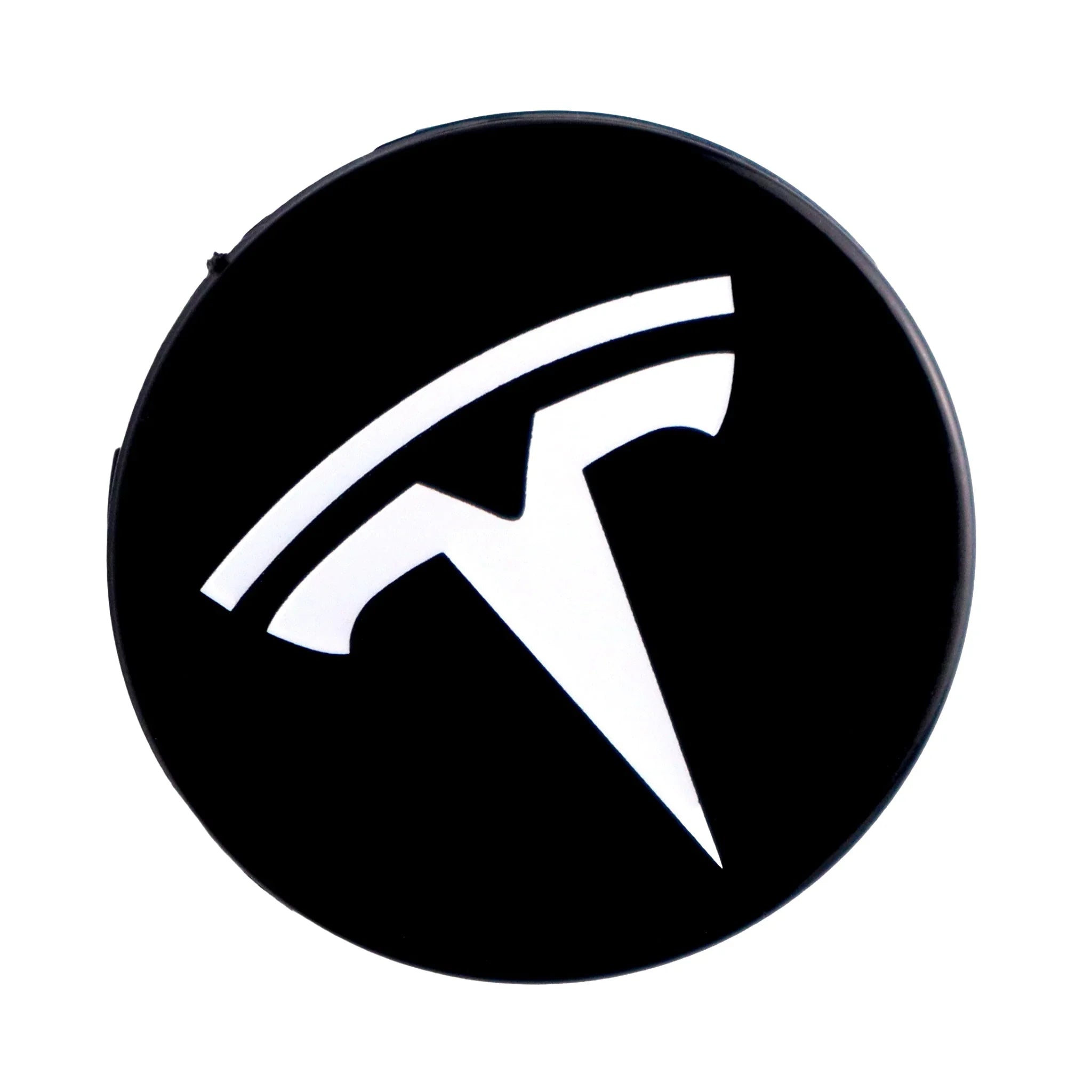 Tesla Hub Caps | Black White
