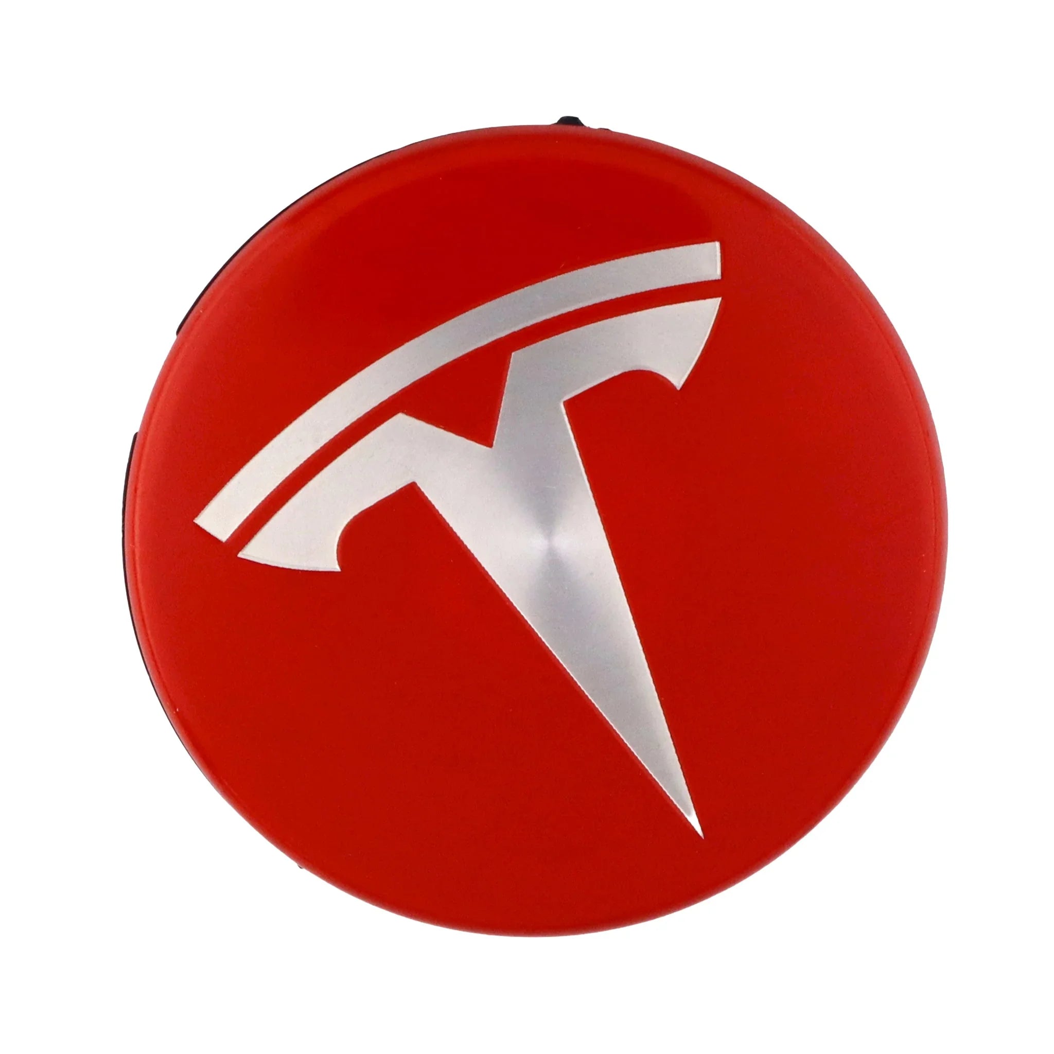 Tesla Hub Caps | Classic Red