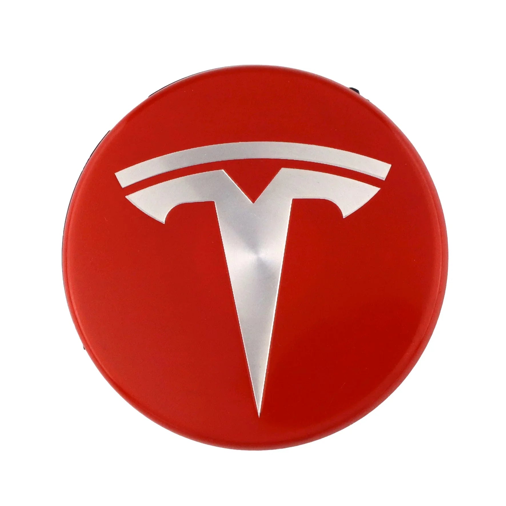 Tesla Hub Caps | Classic Red