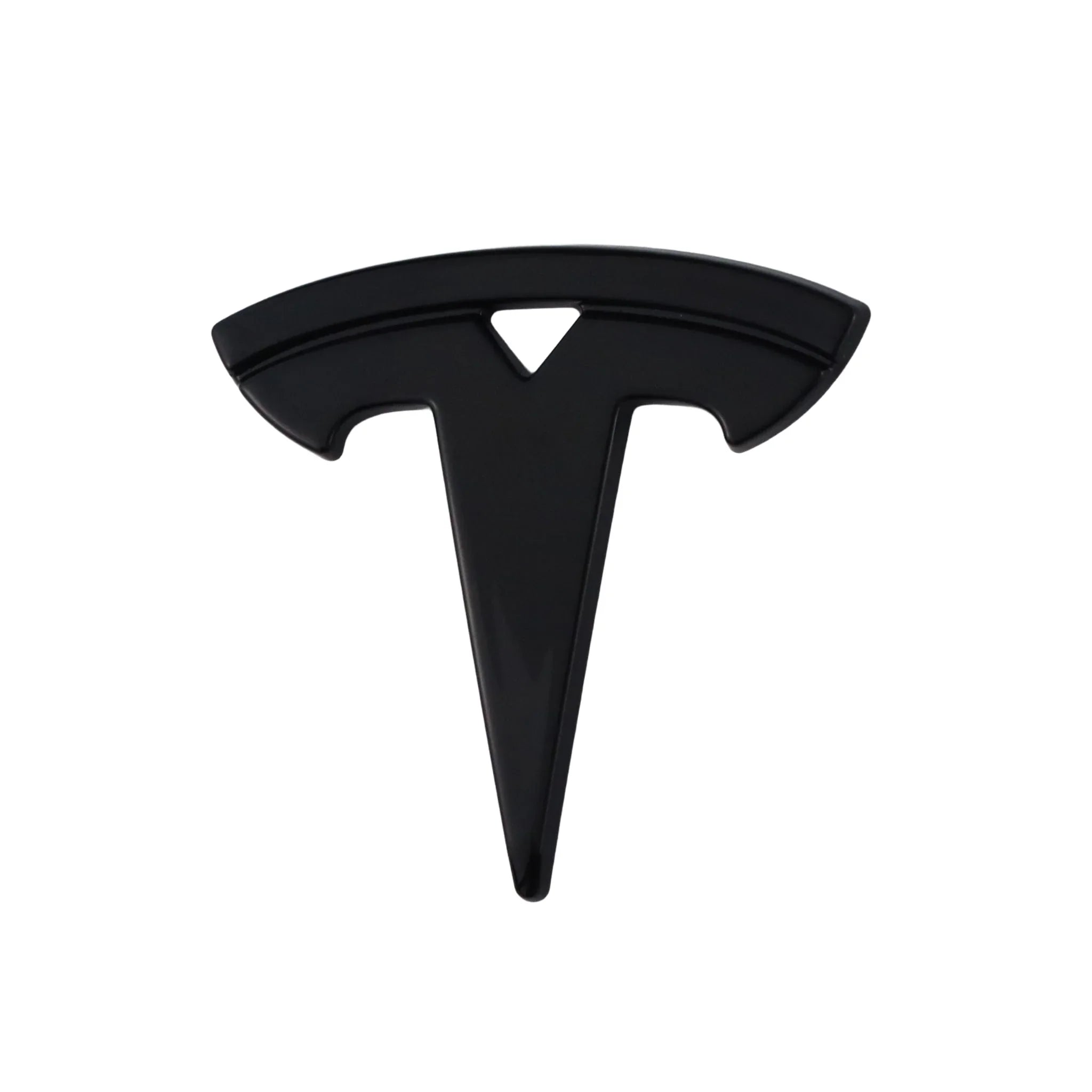 Tesla Emblem Overlay | Gloss Black