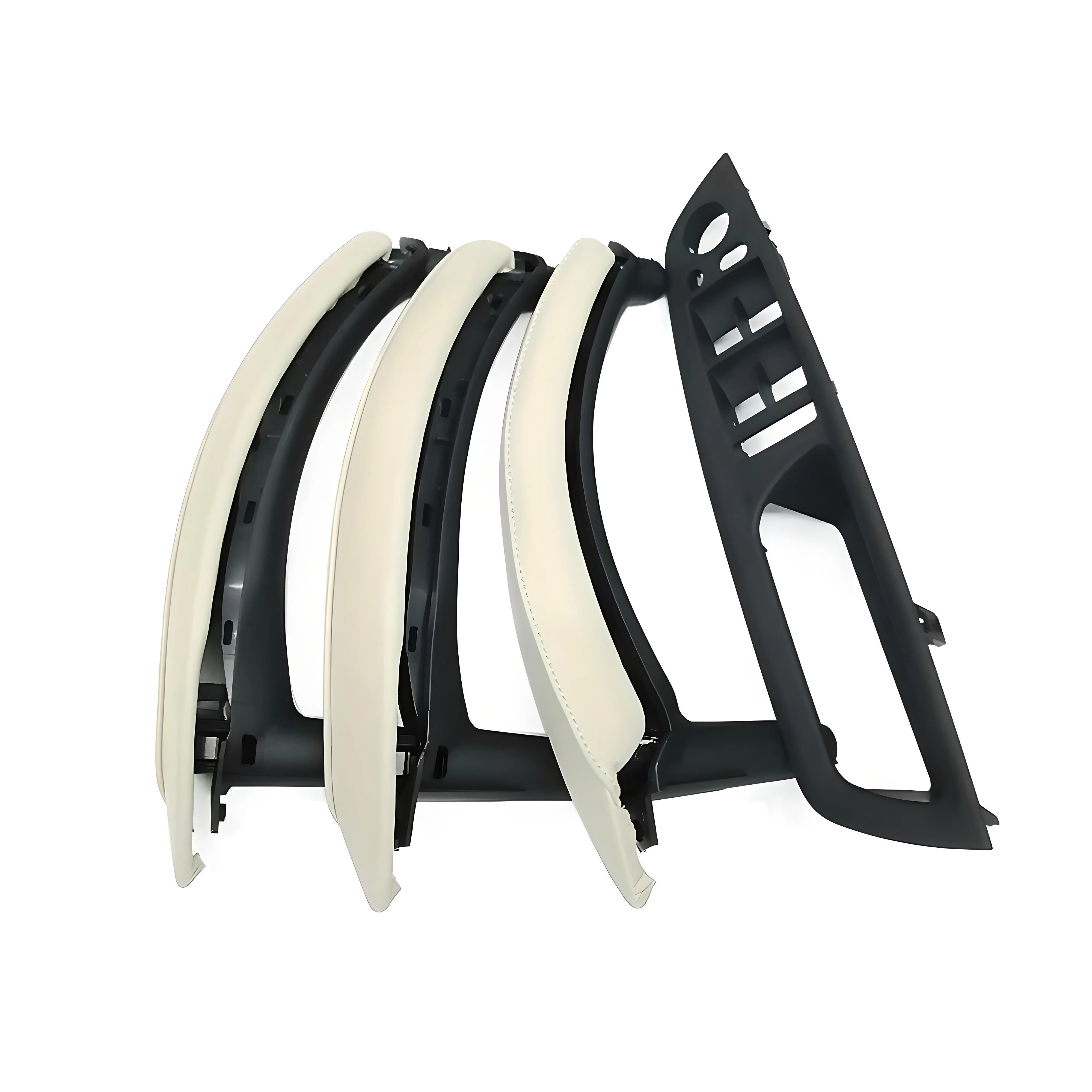 Ivopry car door panel trim – beige finish – Compatible with BMW F20 F22 – Interior side