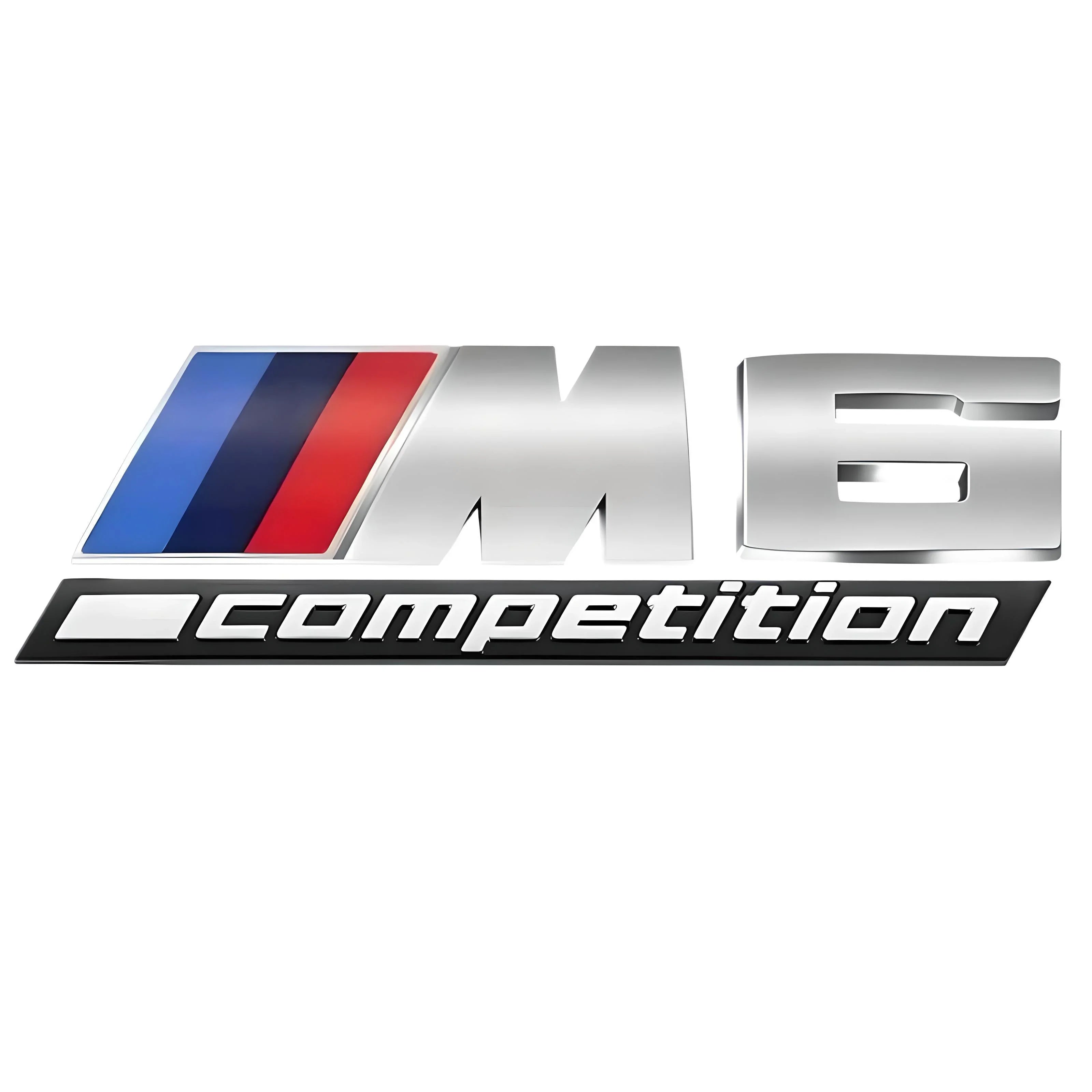 M6 Competition Badge – Silver – Compatible with BMW M6 – Exterior
