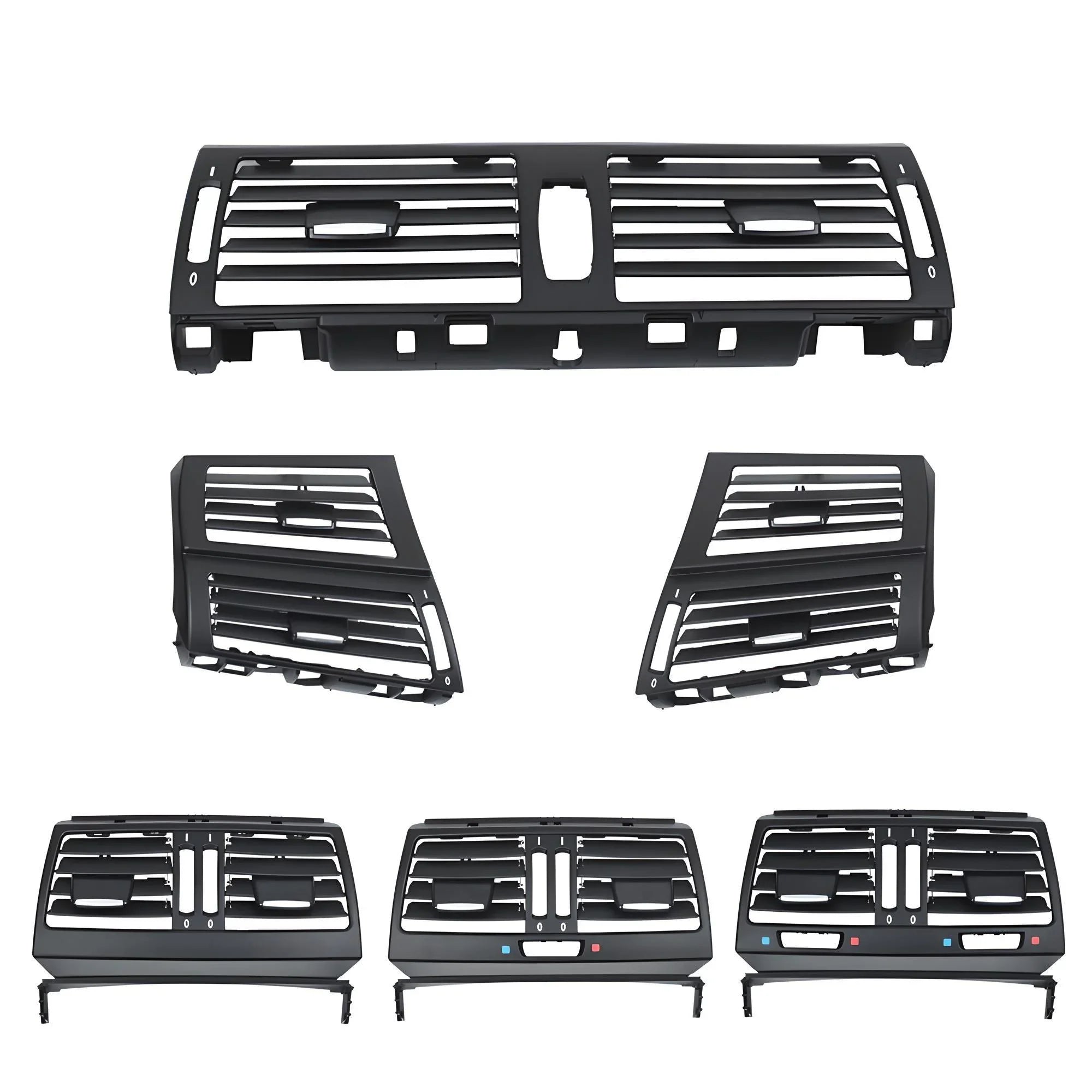 Air Conditioner Vent Grille Assembly – Black – Compatible with BMW E60 E61 5 Series – Interior