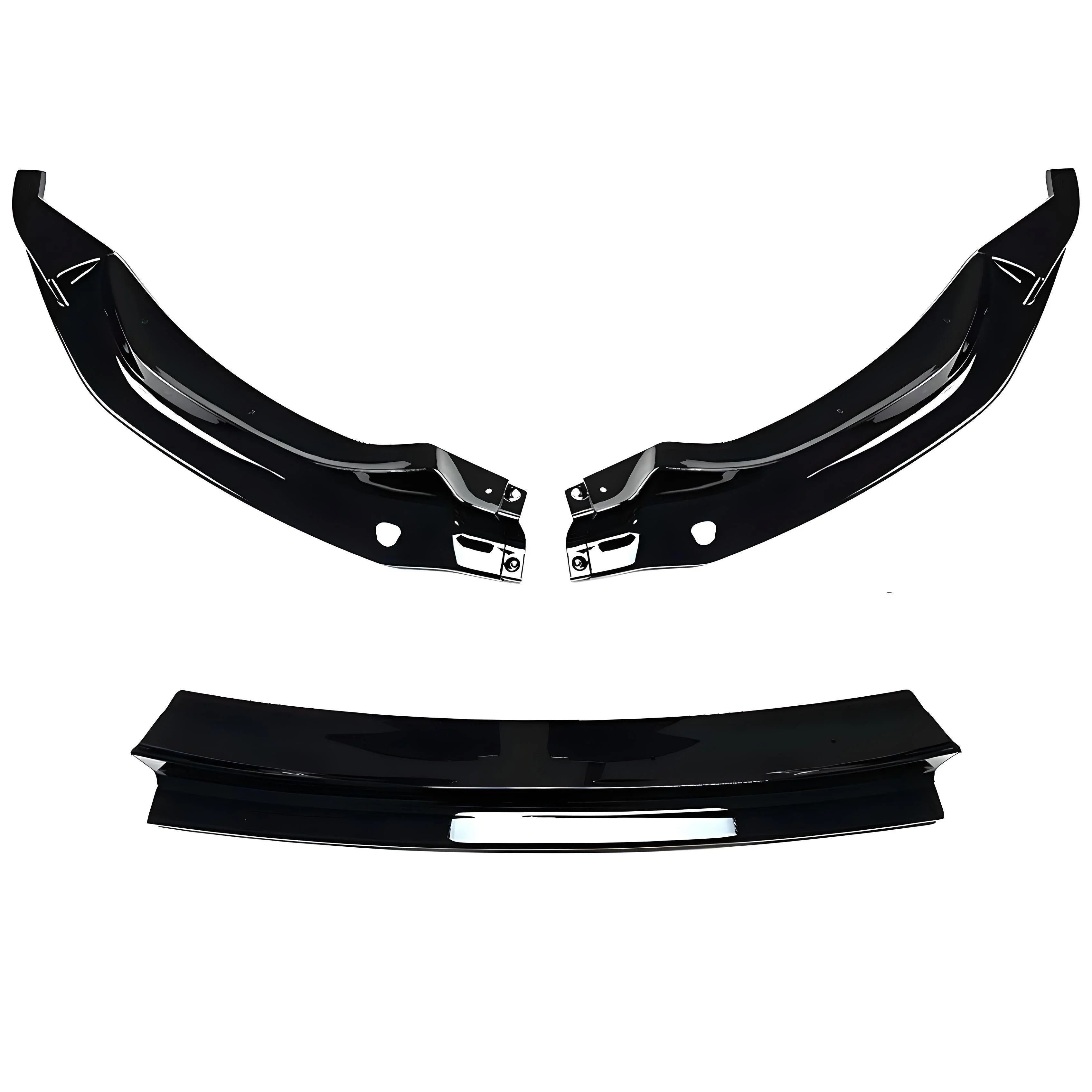 BMW F30 Front Lip Spoiler – Glossy Black – Compatible with BMW F30 – Front Exterior