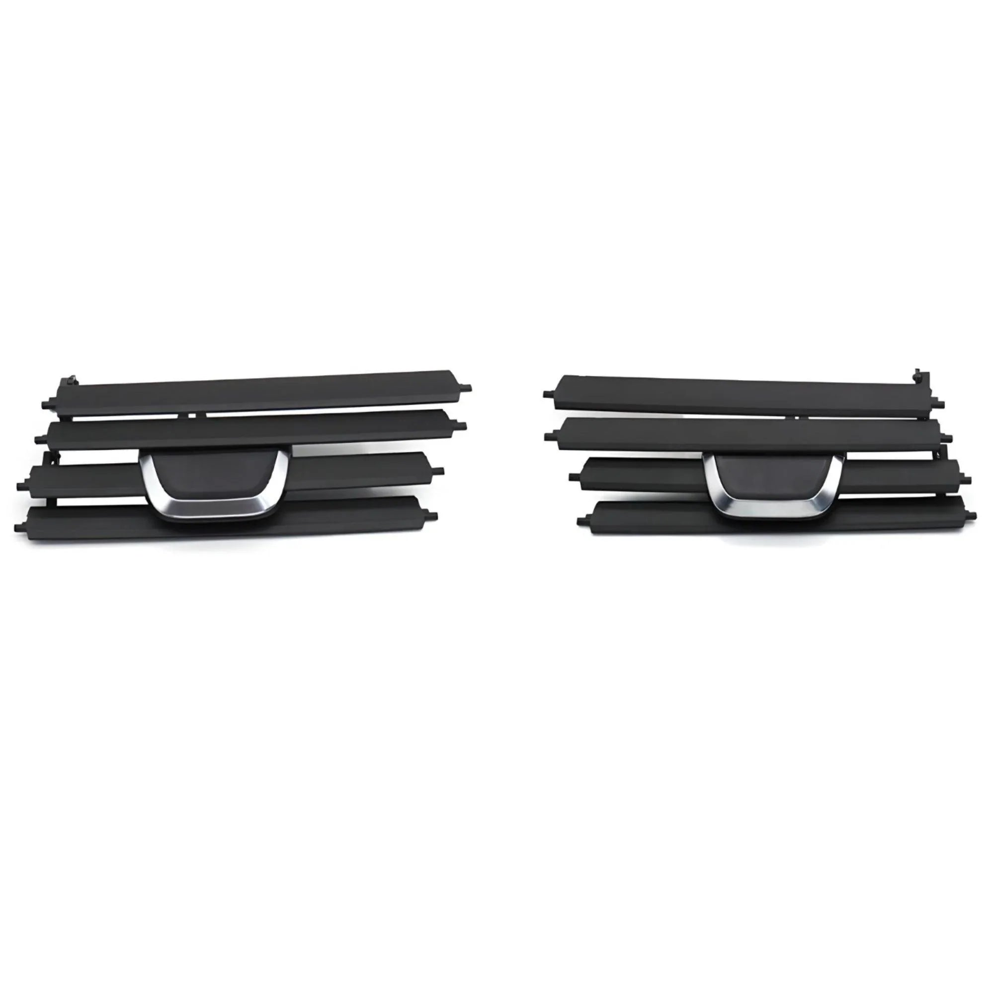 Front Grille Frame Trim Upper Set – Black – Compatible with Ford F150 – Front