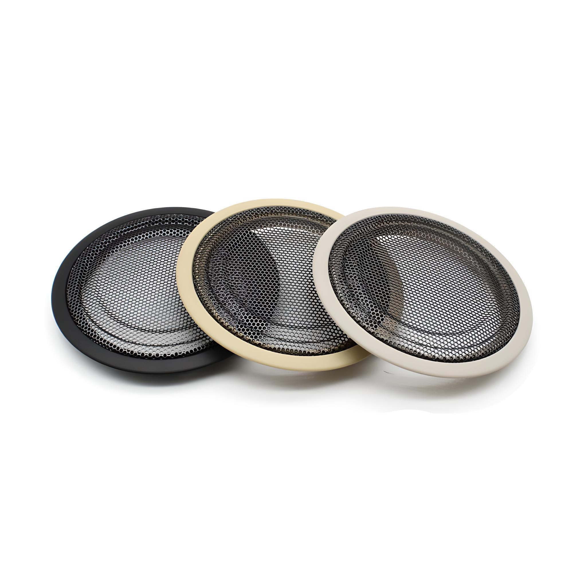 Lautsprecher Abdeckungen – Beige – Compatible with Mercedes W126 – Front