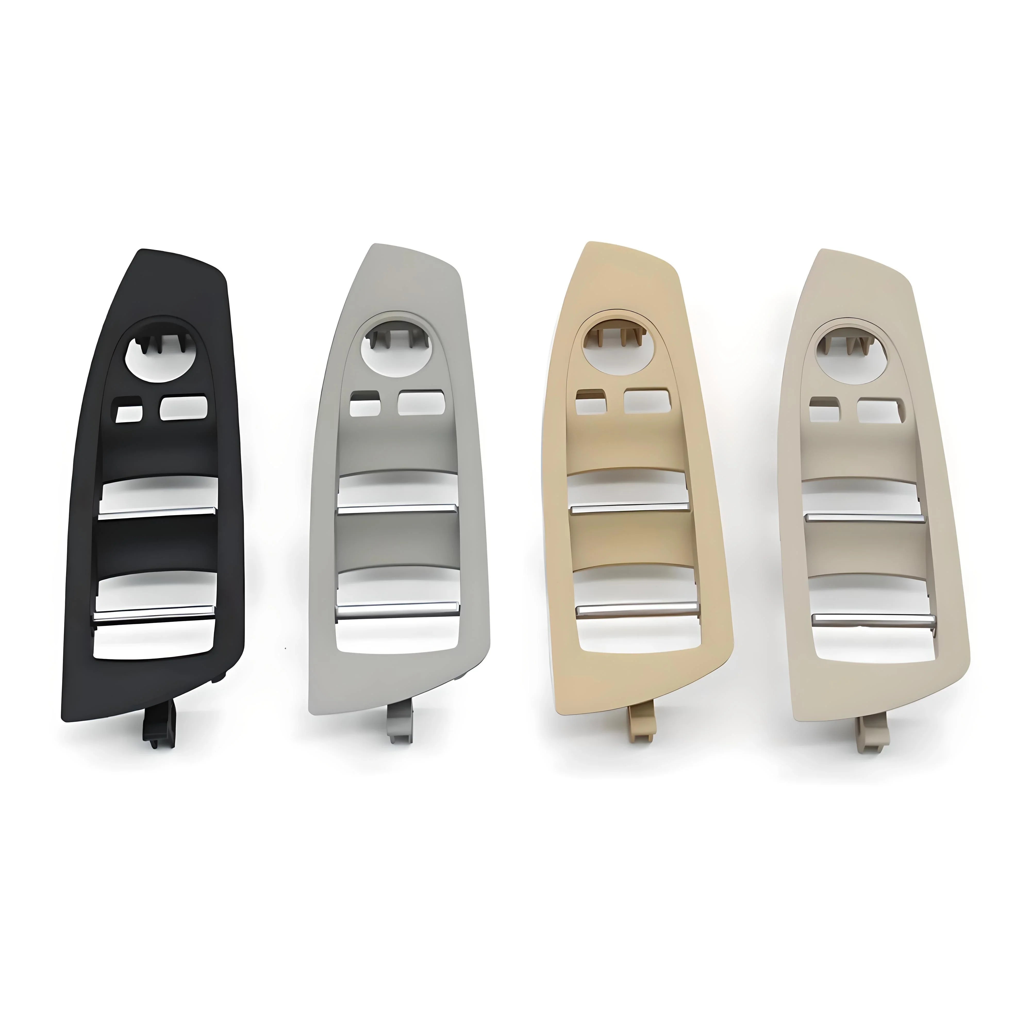 Car Window Switch Panel Frame – Beige – Compatible with BMW E90 E91 – Front