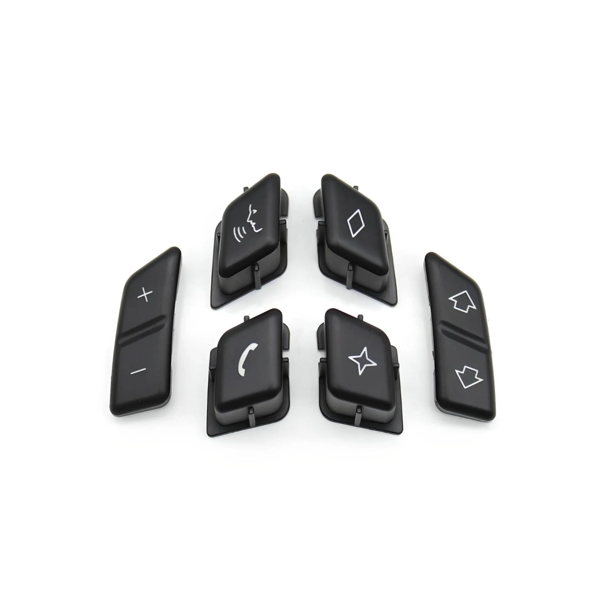 Steering Wheel Control Buttons – Black Finish – Compatible with BMW F-series – Interior
