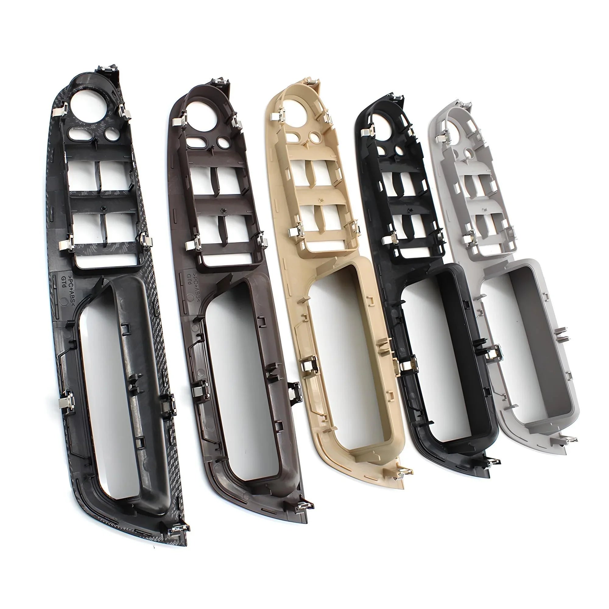 Window Switch Panel Frame – Brown – Compatible with BMW E60 E61 – Left Front