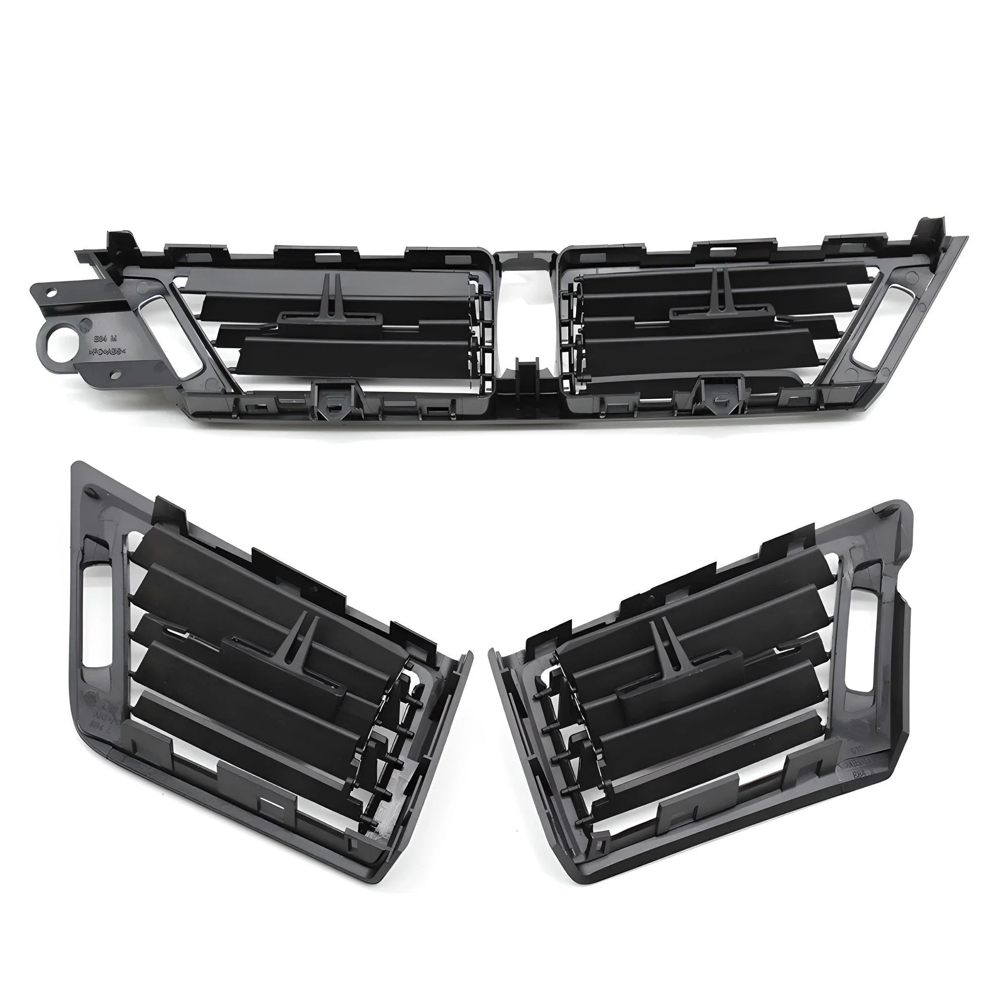 Front Bumper Air Intake Grille Kit – Black Matte – Compatible with Audi A4 B8 2008-2012 – Front