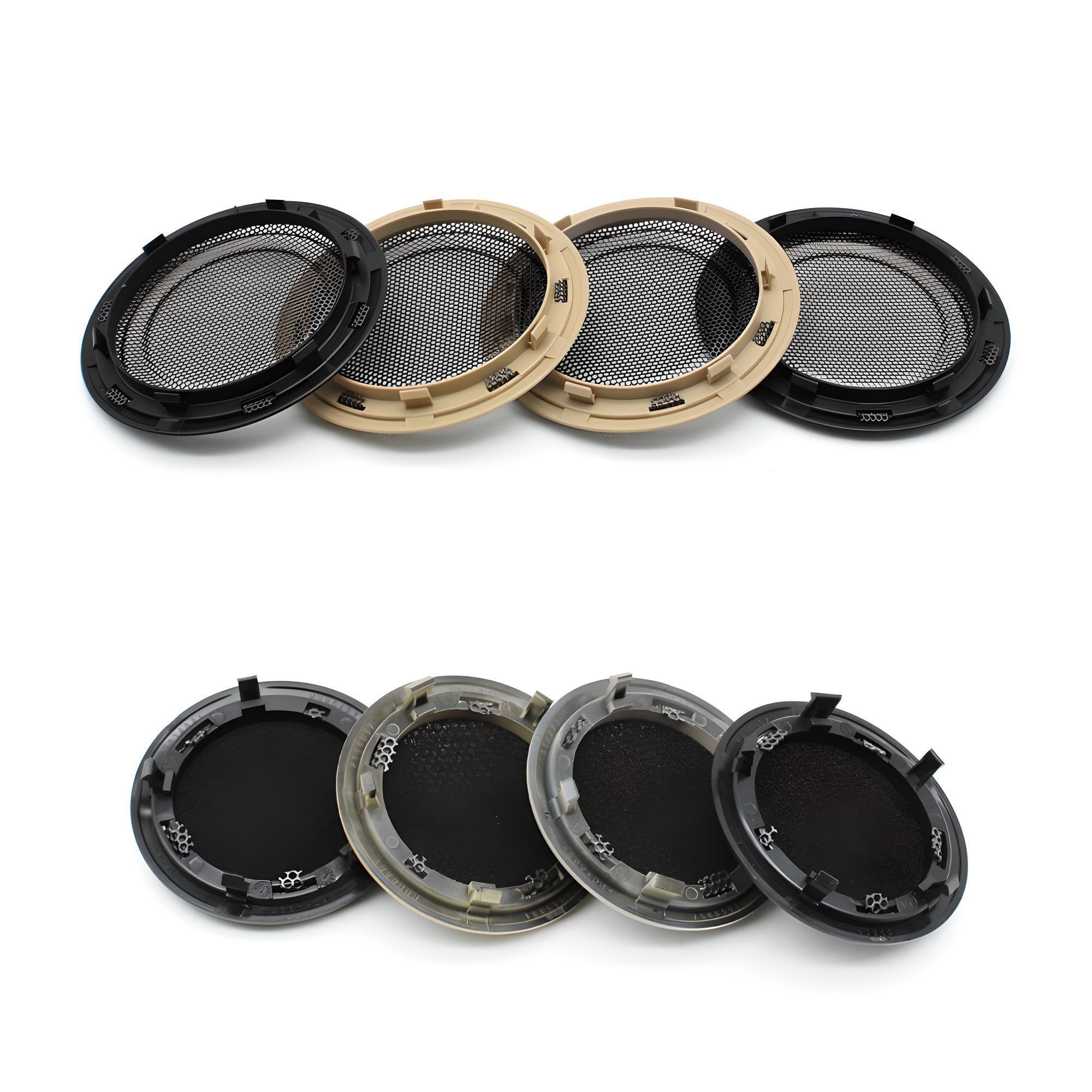 BMW Harman Kardon Speaker Grille Covers – Beige and Black – Compatible with BMW Front Interior Speakers