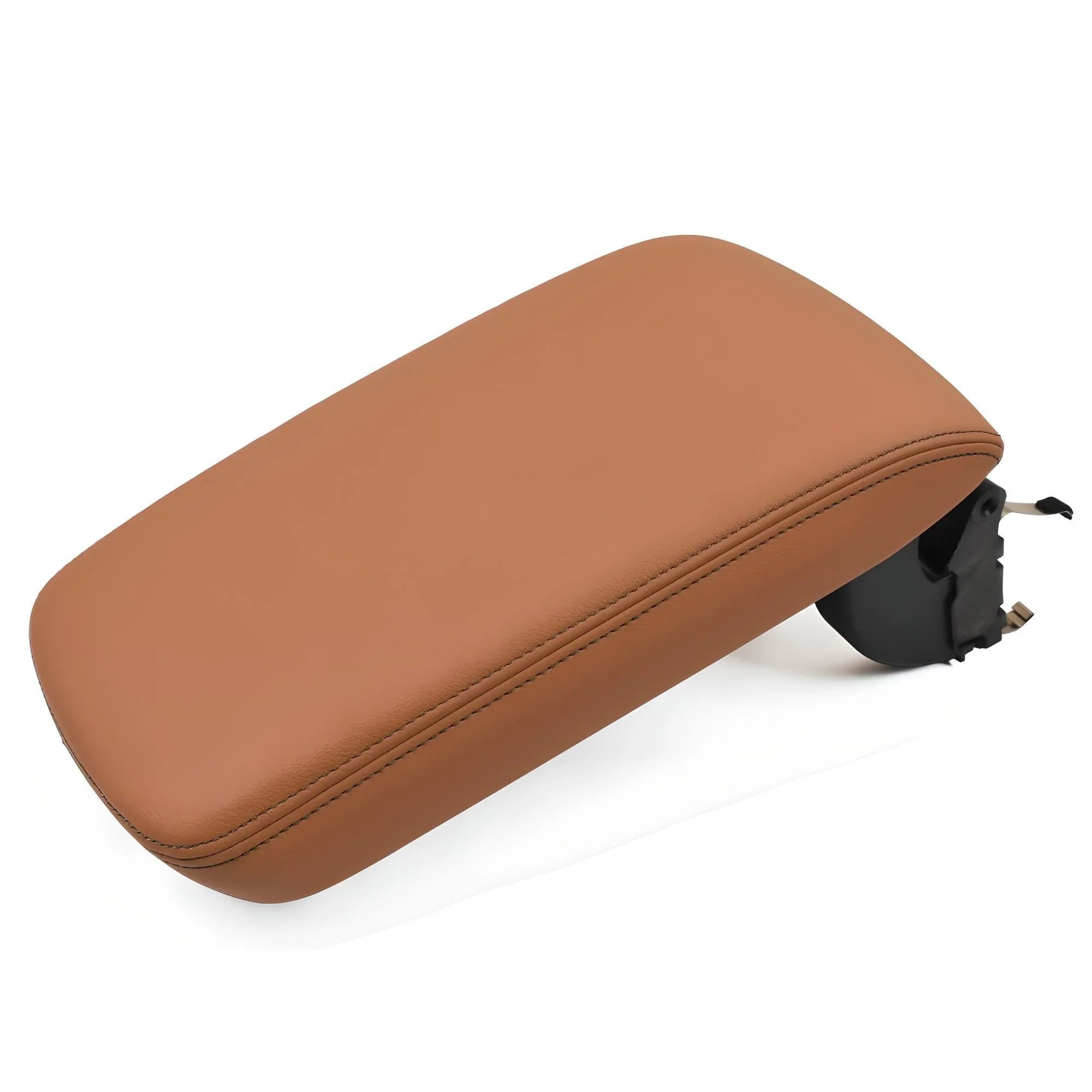 BMW Center Console Armrest – Brown Leather – Compatible with BMW 3 Series E90 E91 E92 E93 – Interior