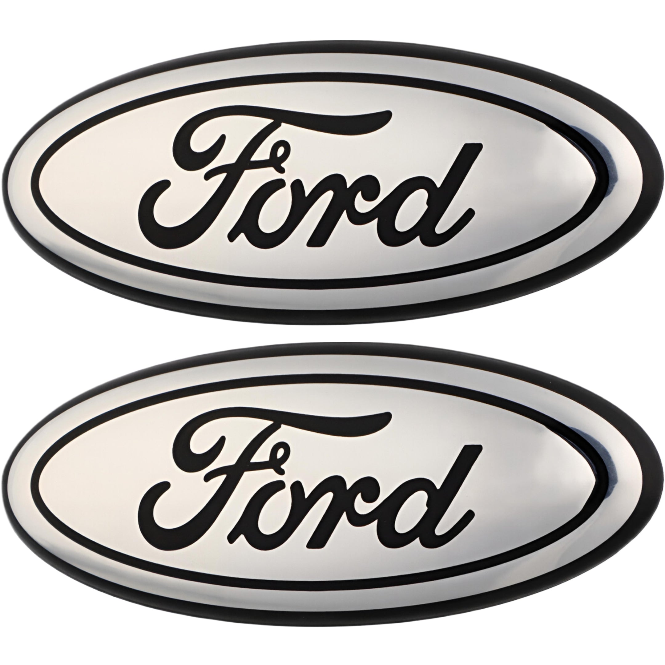 Ford Emblem Overlay | Chrome