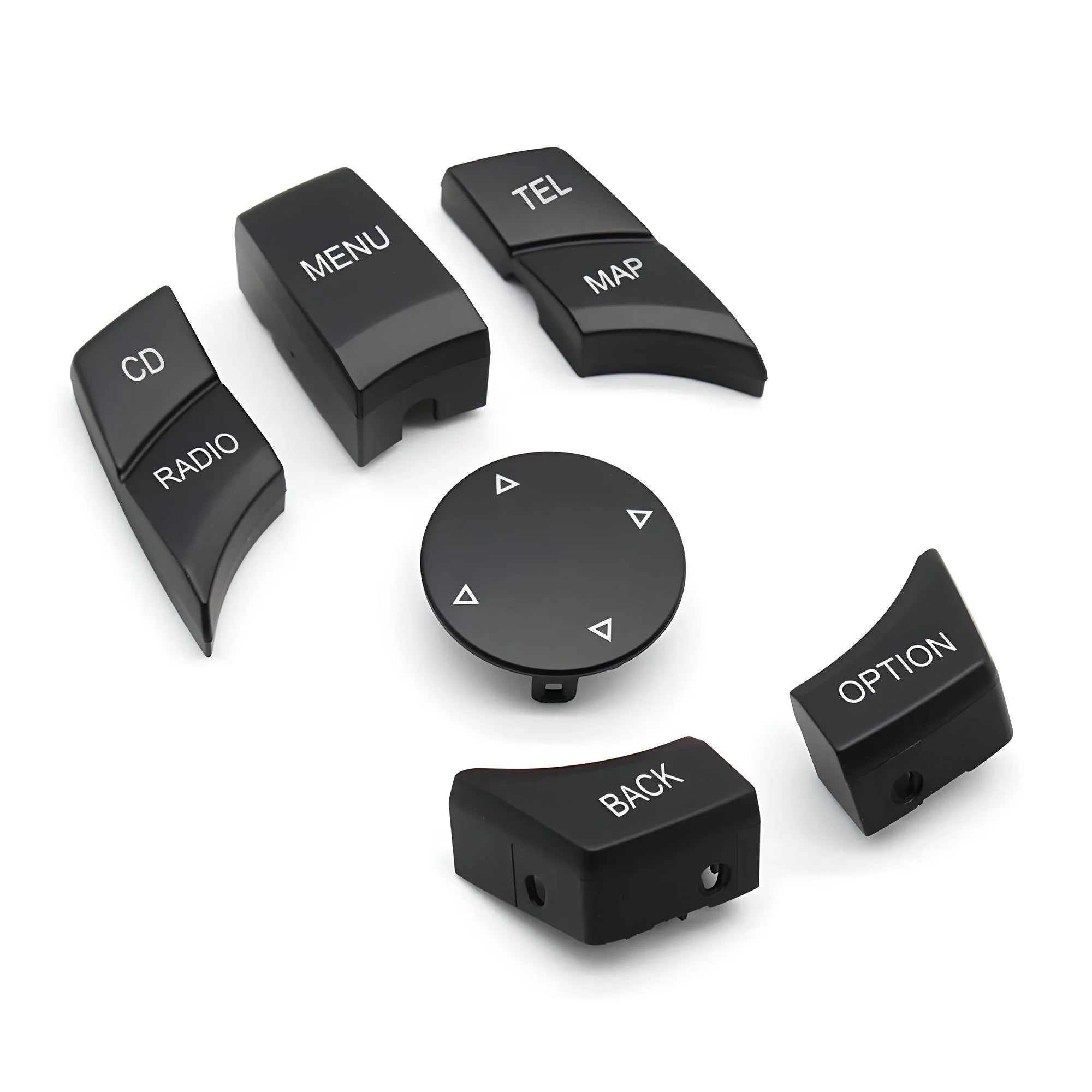 BMW iDrive Controller Button Set – Black – Compatible with BMW 3 Series – Interior