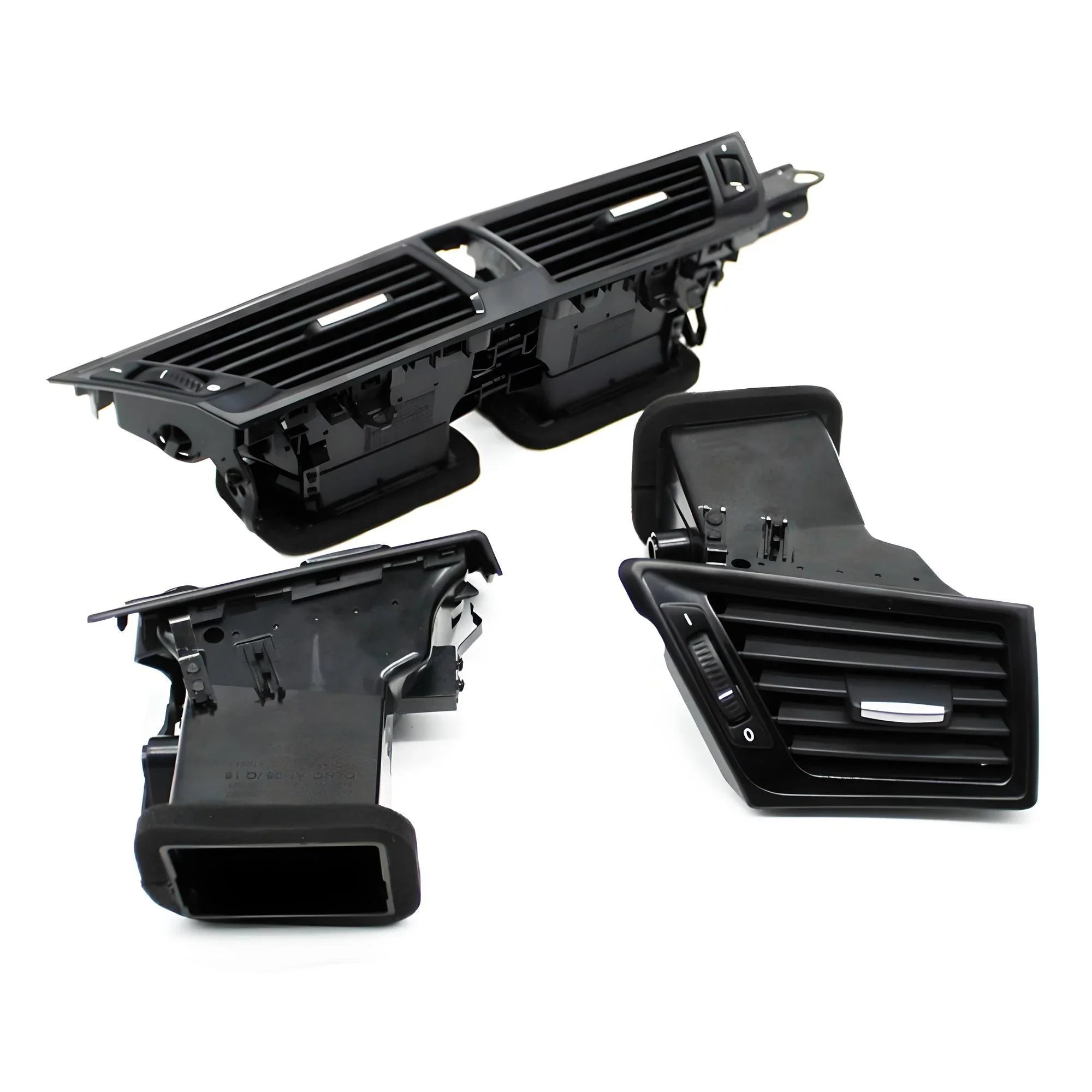BMW E46 Dashboard Air Vent Set – Black – Compatible with BMW E46 – Interior