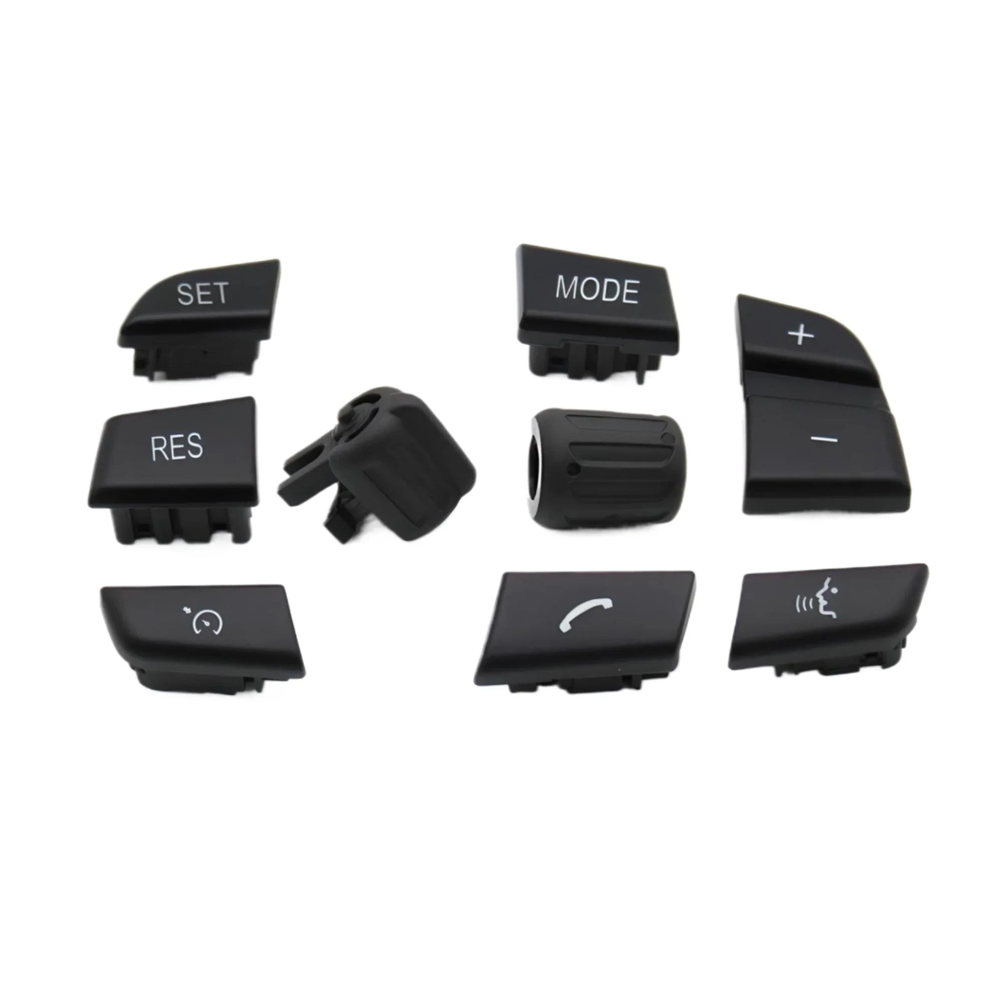 Steering Wheel Control Button Set – Black – Compatible with BMW – Interior