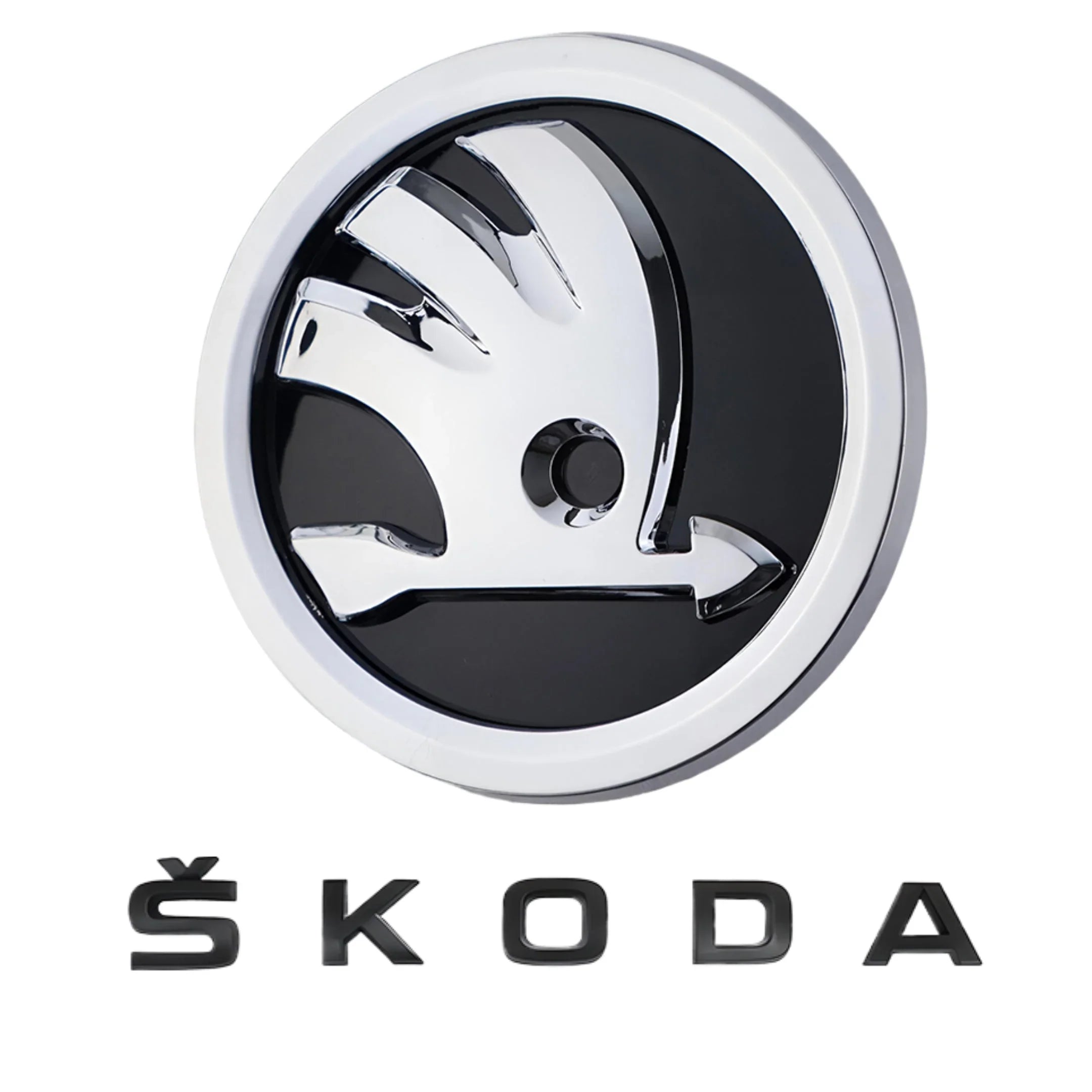 Skoda Emblem | Chrome Black
