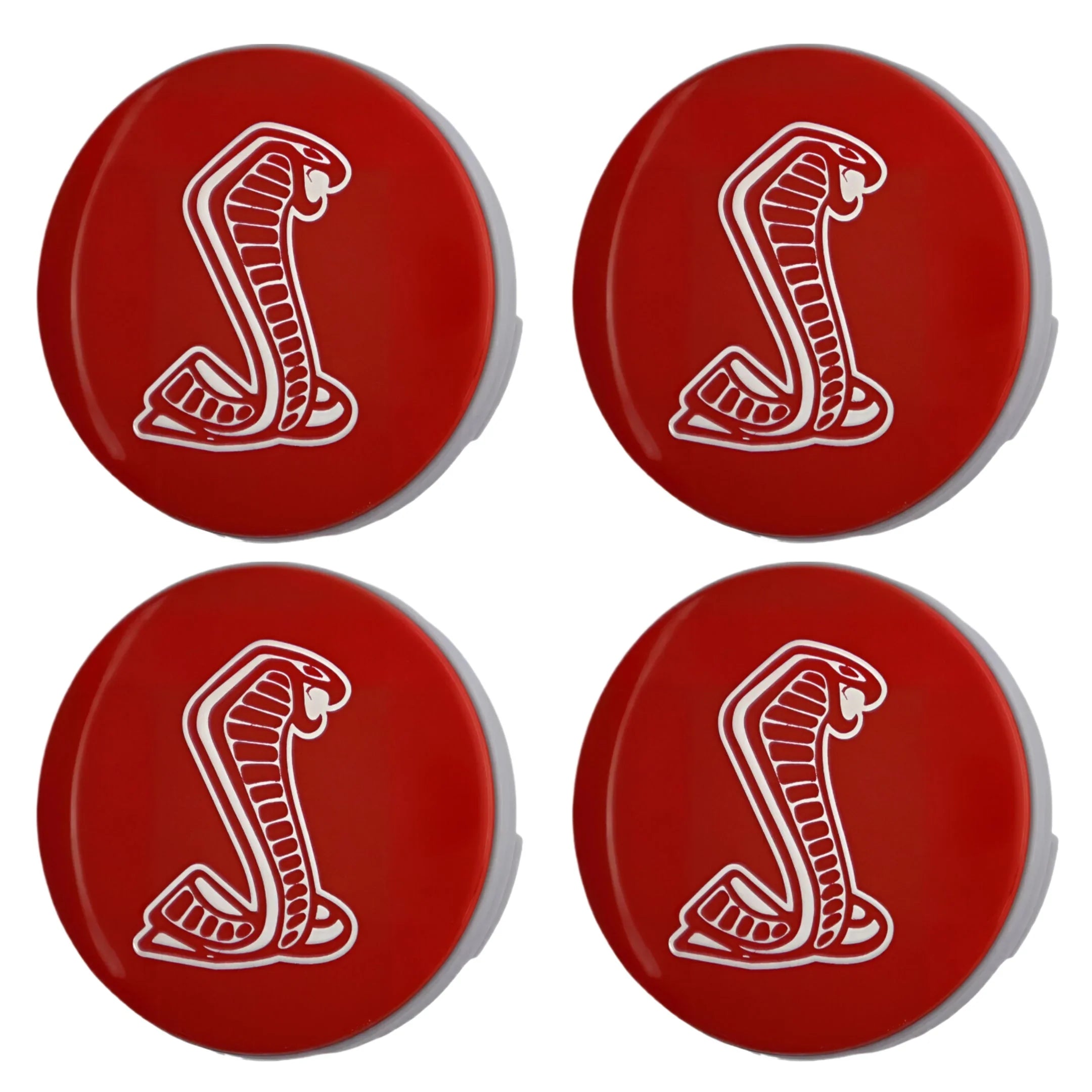 Ford Hub Caps | Red Shelby