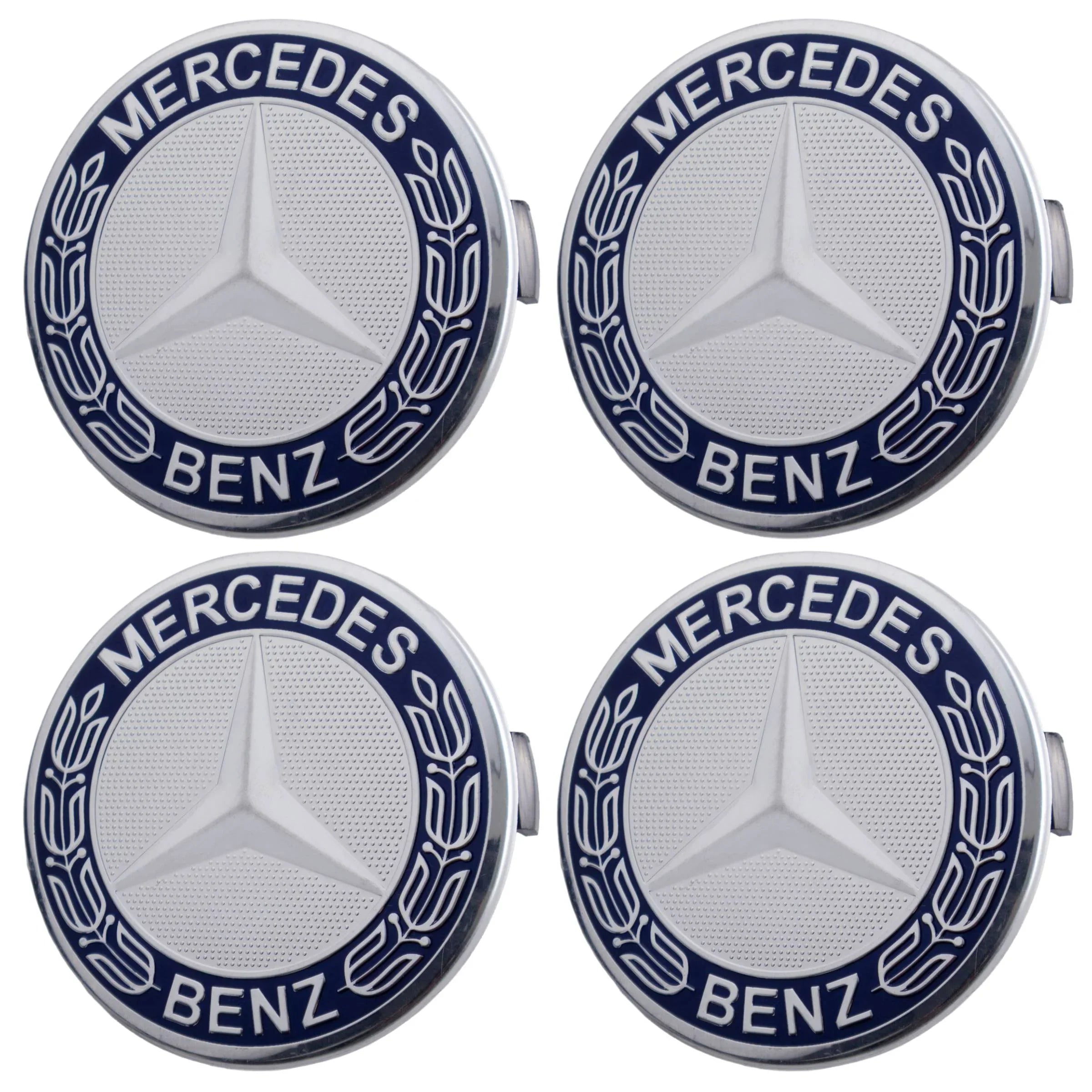 Mercedes Hub Caps | Dark Blue - Aftermarket - The Zenara Shop