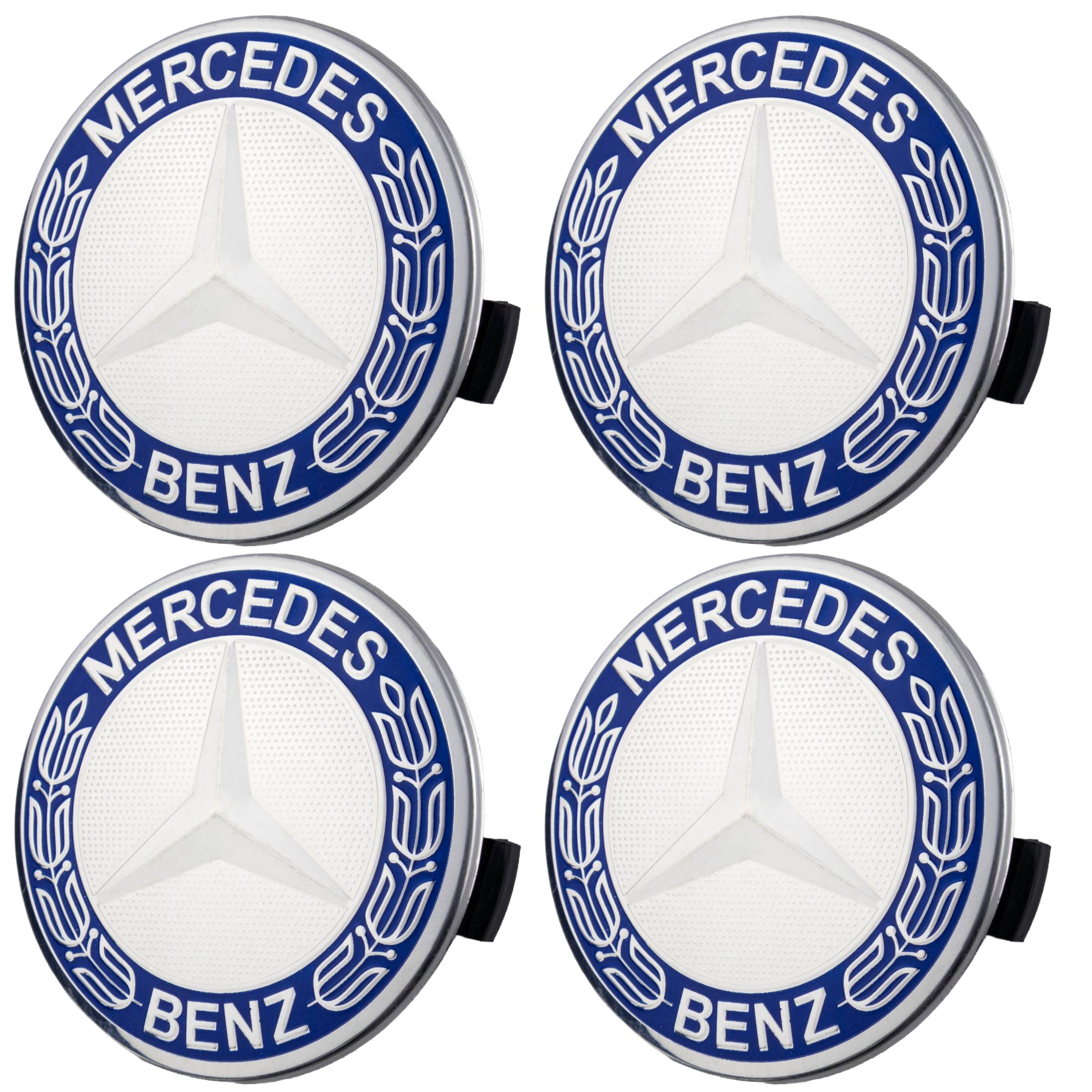 Mercedes Hub Caps | Royal Blue