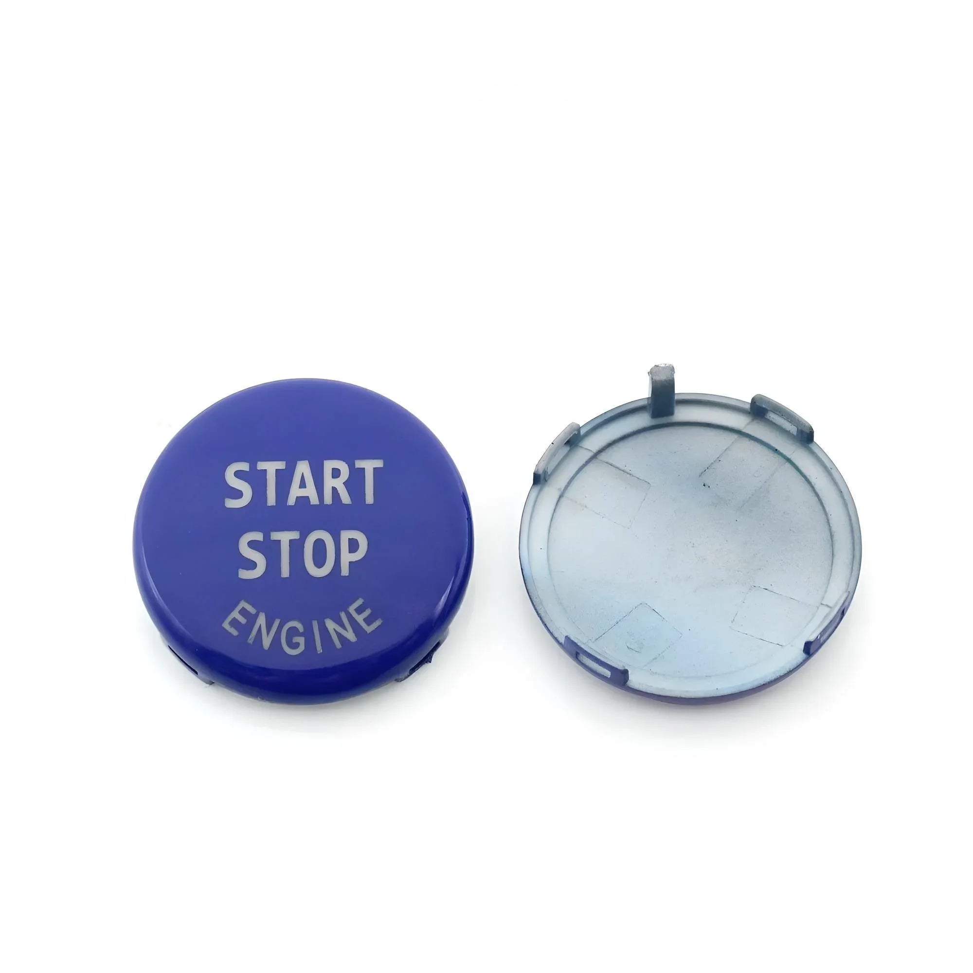 BMW Start Stop Engine Button Cap – Blue – Compatible with BMW Engine Start – Front