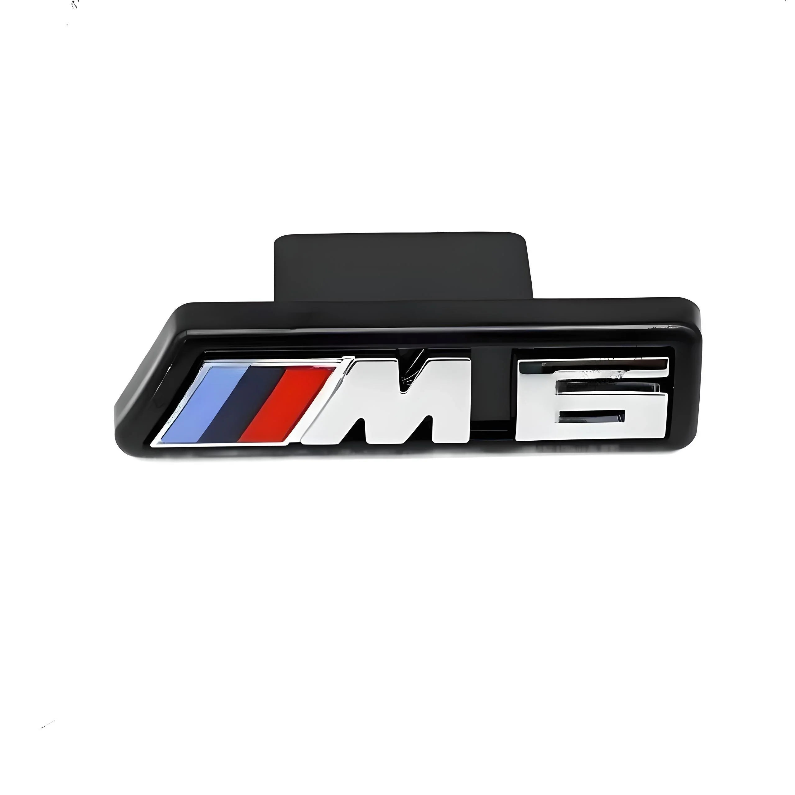 BMW M6 Emblem – Chrome Black Finish – Compatible with BMW M6 – Exterior