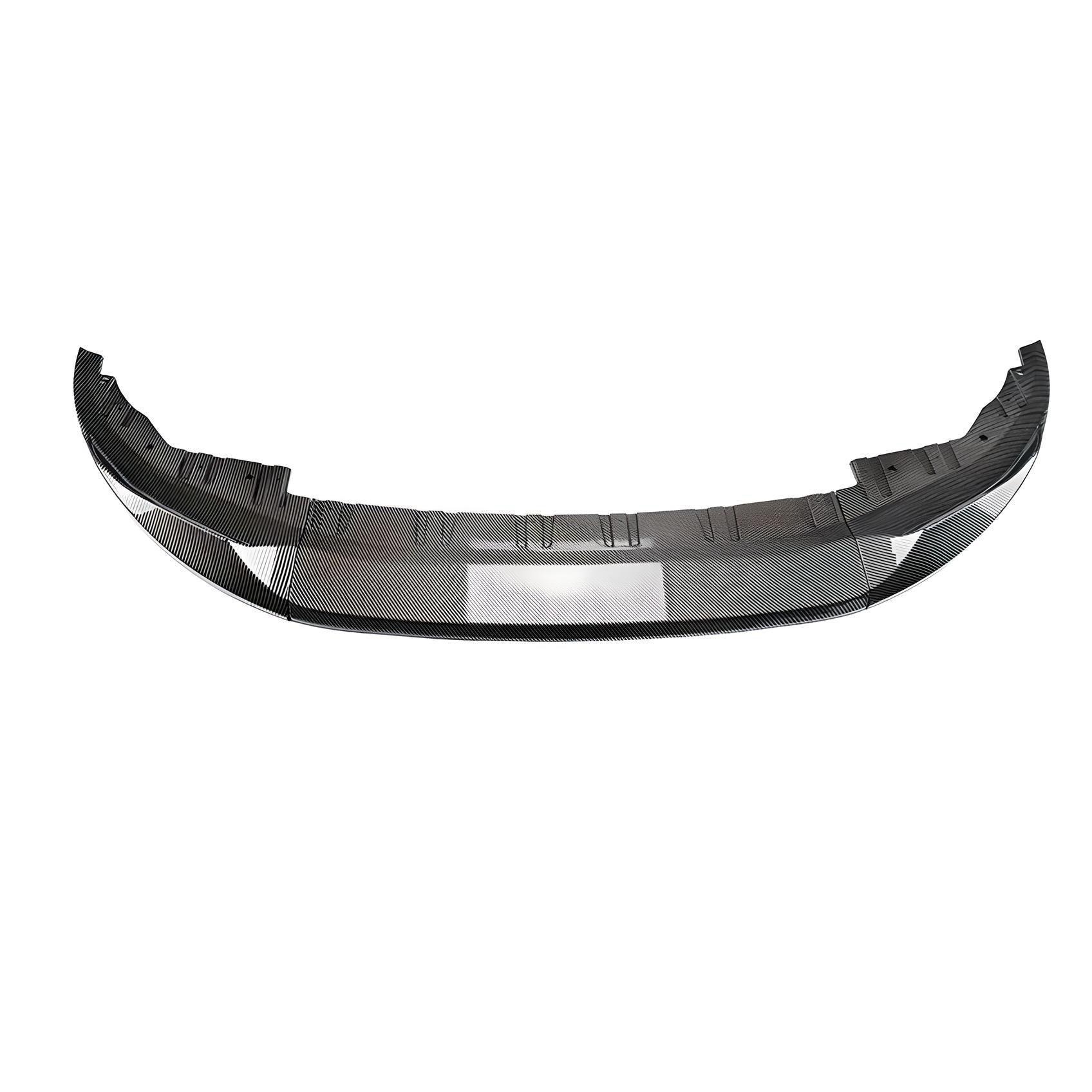 Carbon Fiber Front Lip Splitter – Glossy Black – Compatible with BMW F30 3 Series – Front Exterior