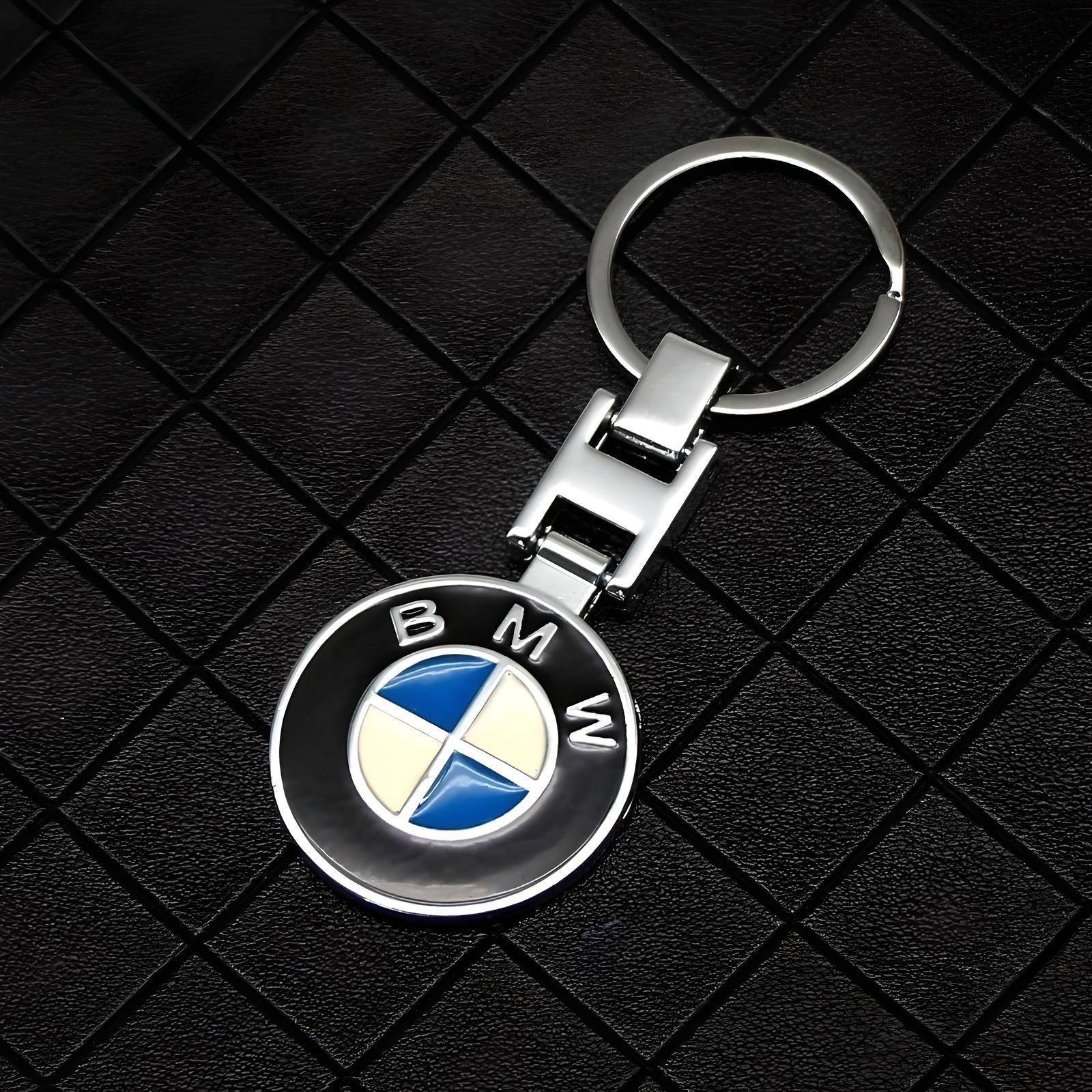 BMW Keychain – Silver Blue White – Compatible with BMW Models – Exterior