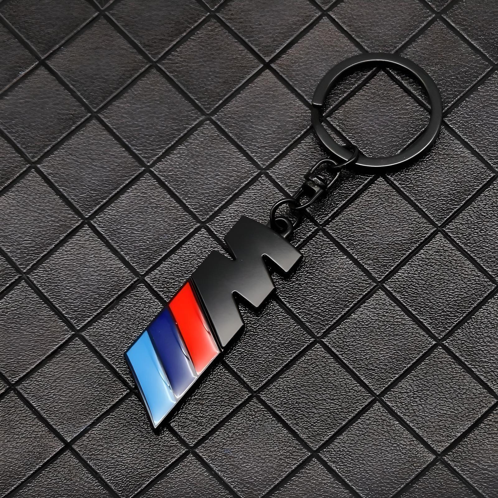 BMW M Keychain – Black Finish – Compatible with BMW M Series – Exterior