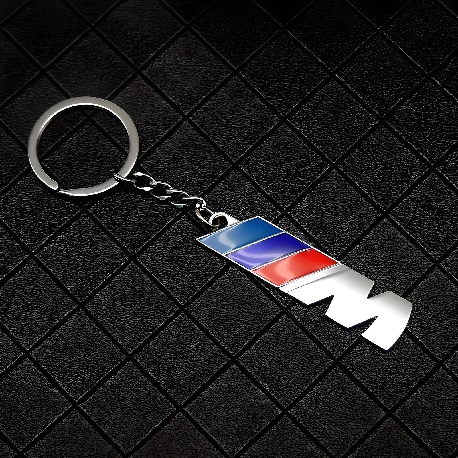 BMW M Keychain – Chrome Finish – Compatible with BMW M Series – Exterior