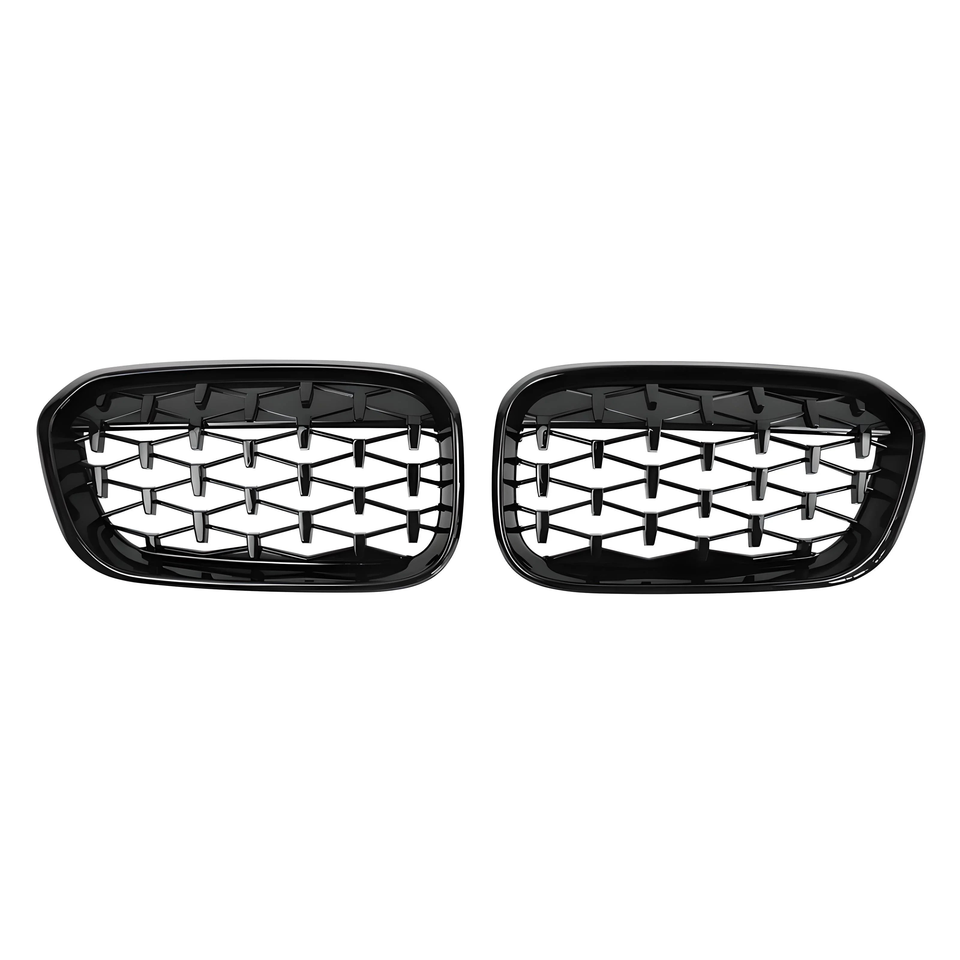 BMW G05 G06 G07 M Style Front Grille Kit – Gloss Black – Compatible with BMW X5 X6 X7 – Front