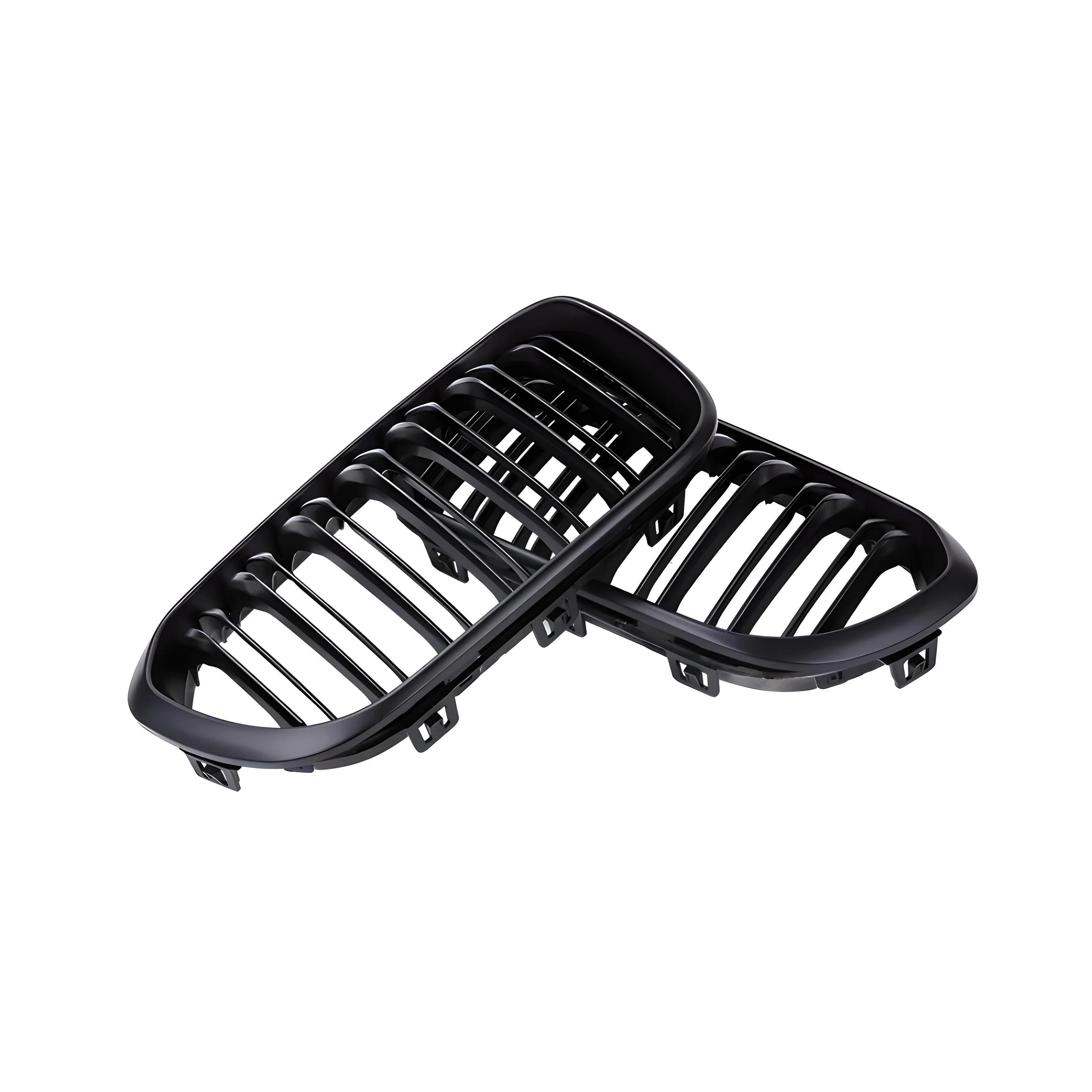 Front Bumper Grille Set – Gloss Black – Compatible with BMW 5 Series G30 G31 – Front Exterior