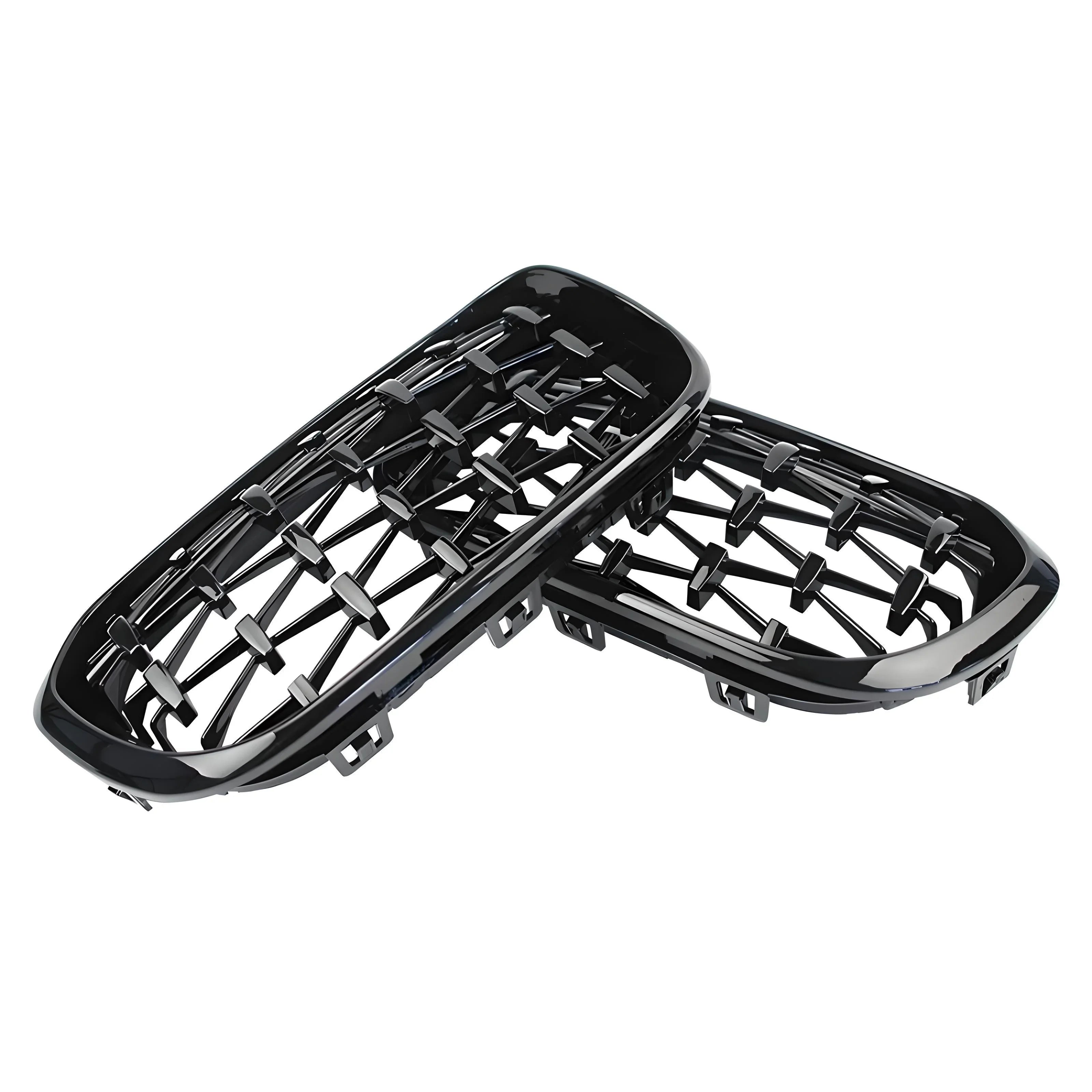 BMW Front Grille Kidney Grill – Gloss Black – Compatible with BMW F30 F31 LCI – Front Exterior