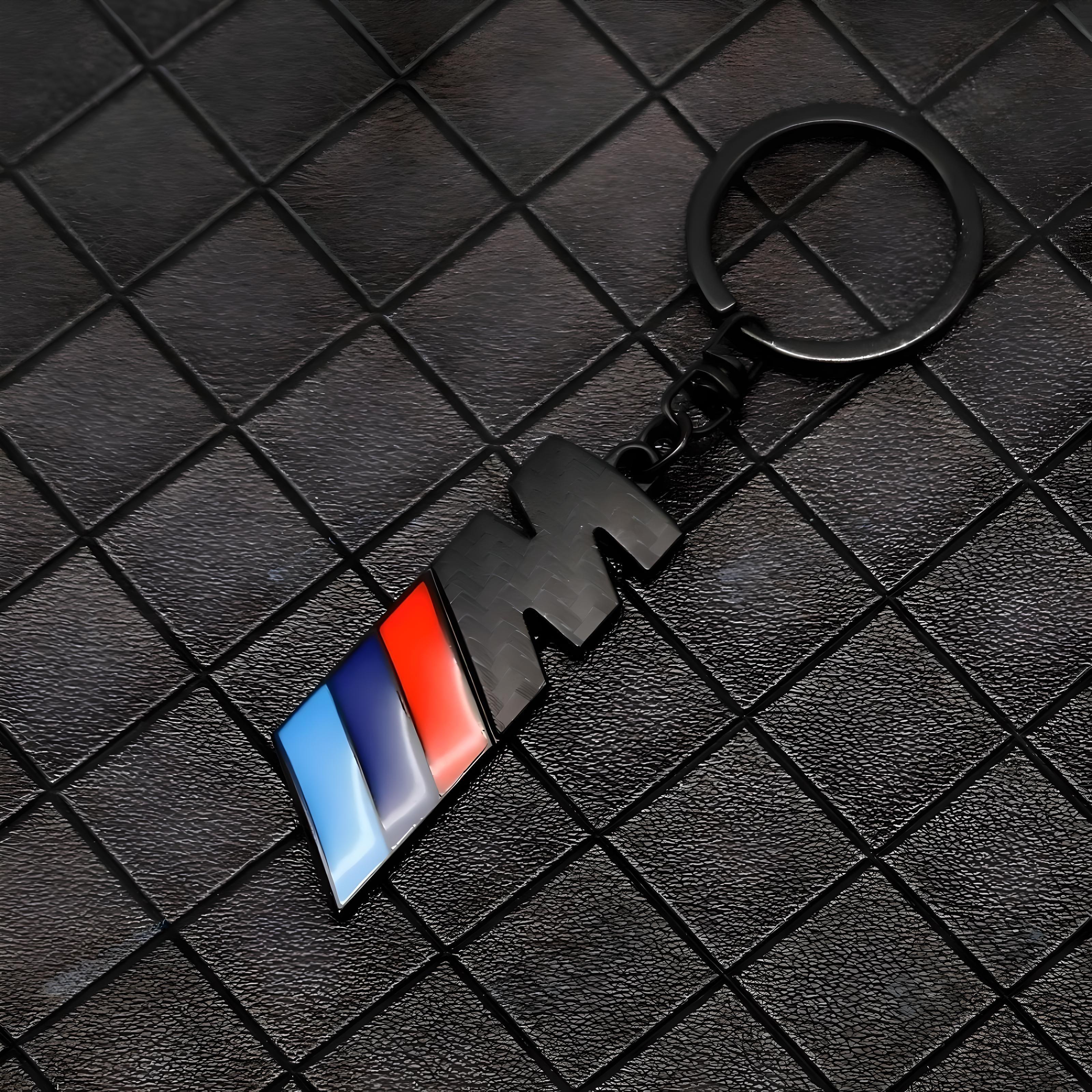 BMW M Keychain – Carbon Finish – Compatible with BMW Models – Exterior