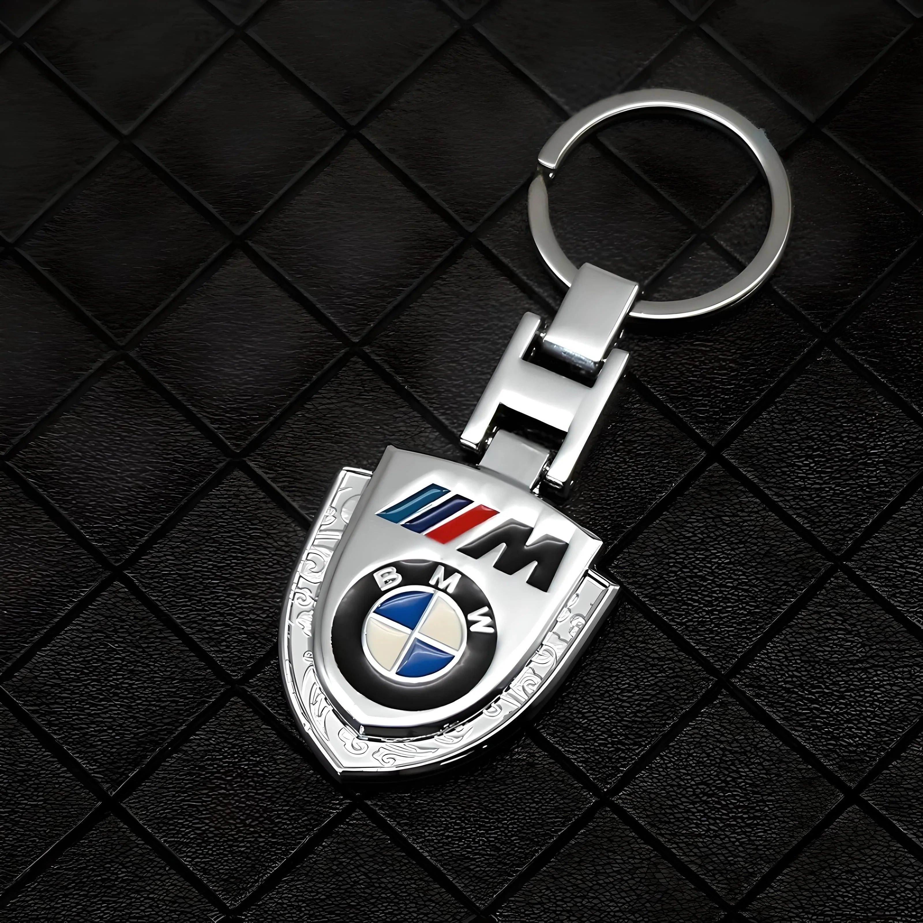 BMW M Keychain – Silver – Compatible with BMW Models – Exterior