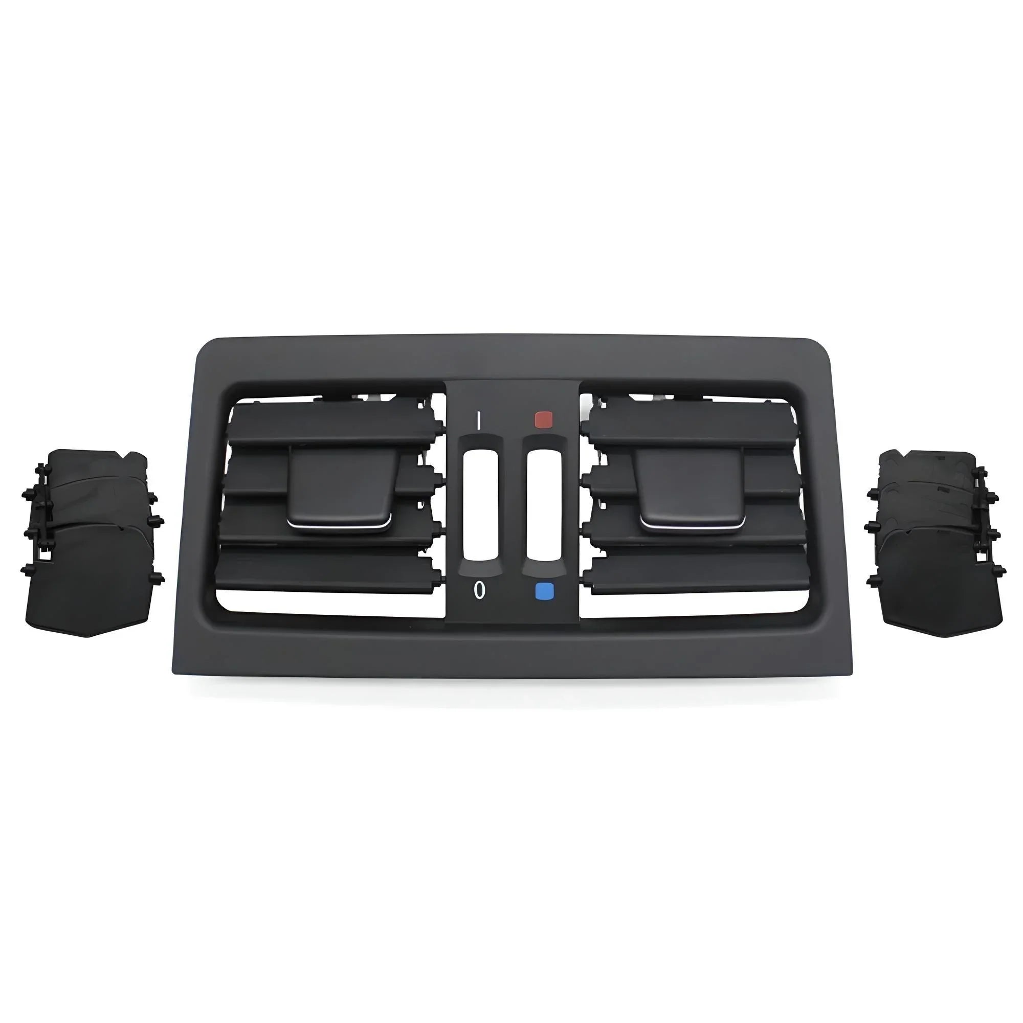 BMW E60 E61 M5 M6 Center Console AC Air Vent Frame Surround Gloss Black Front