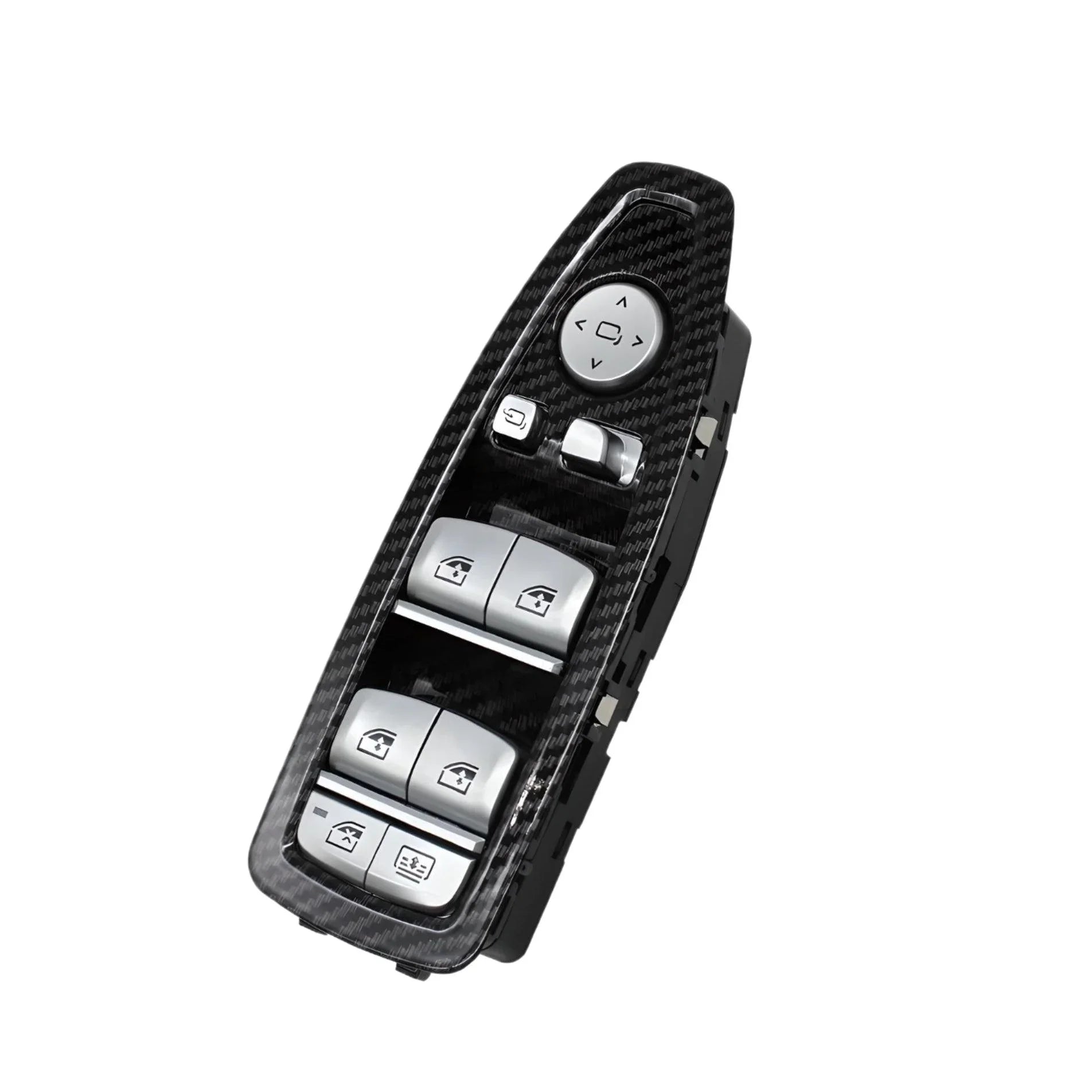 Carbon Fiber Window Switch Panel – Carbon Fiber Finish – Compatible with BMW X5 E70 – Front