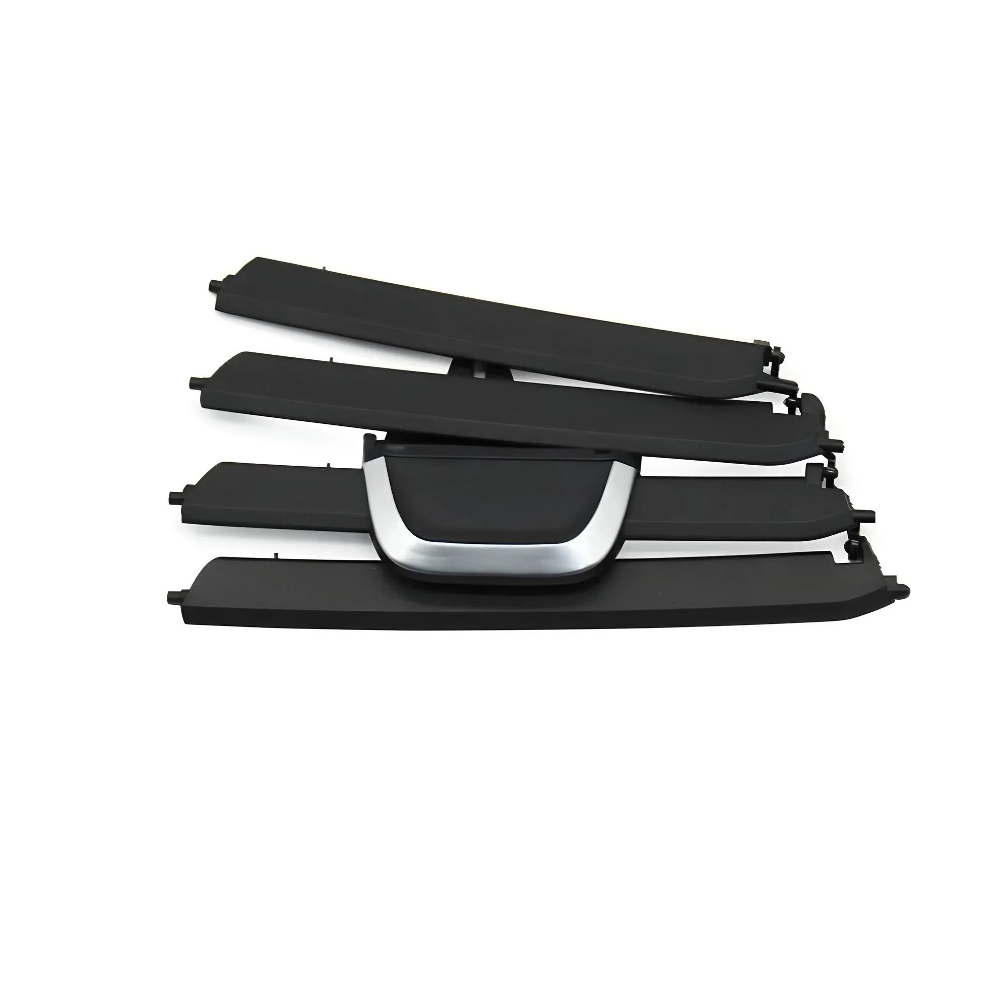 OEM LED DRL Cover – Matte Black with Silver Accent – Compatible with Audi Q5 – Front