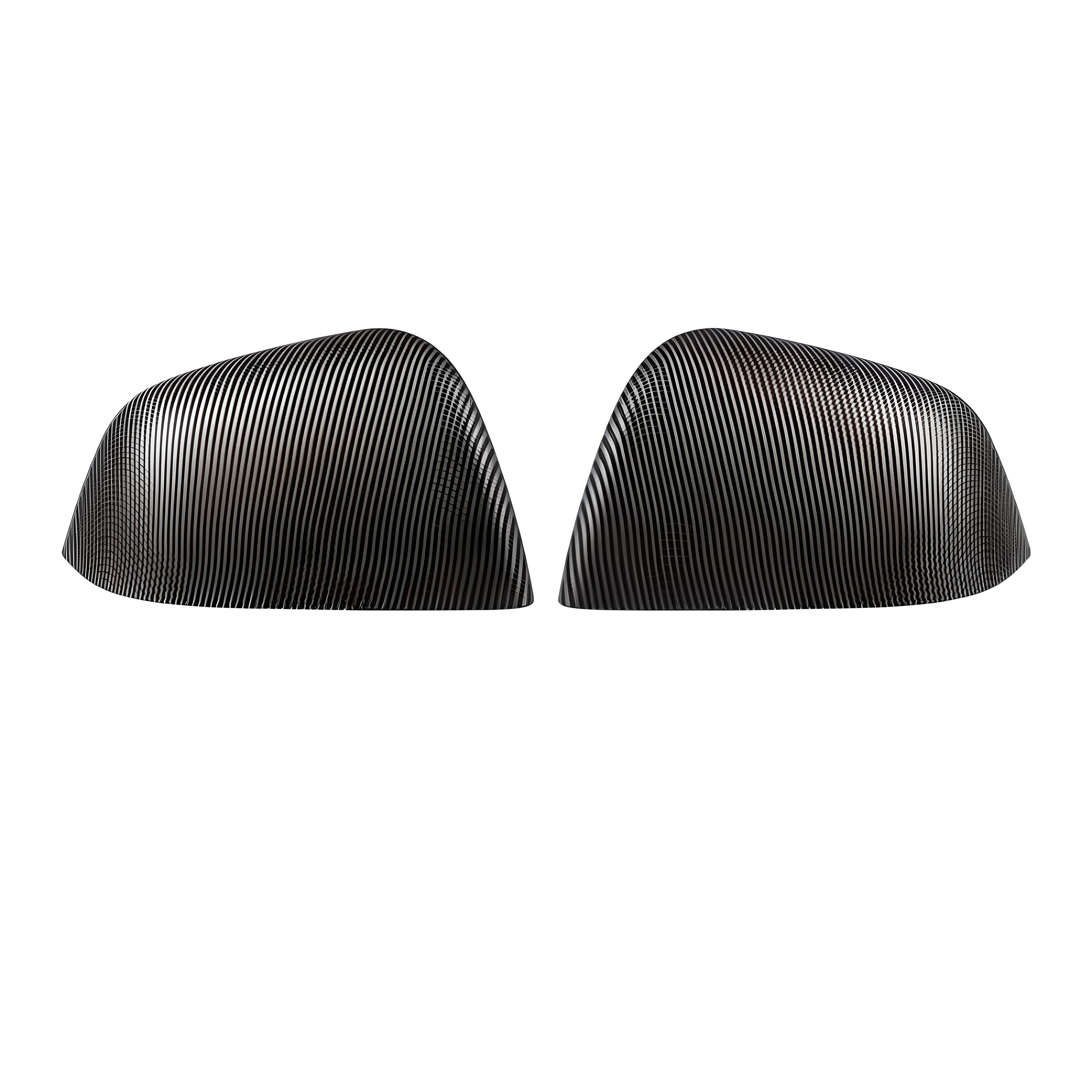 Tesla Side Mirror Overlay | Model 3 (2019 - 2023) Matte Carbon